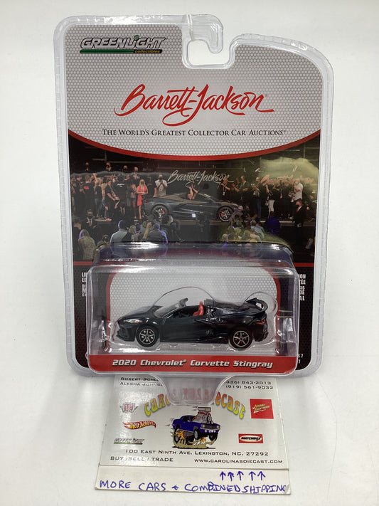 Greenlight GL Barrett Jackson Series 7 2020 Chevrolet Corvette Stingray Gray 179F