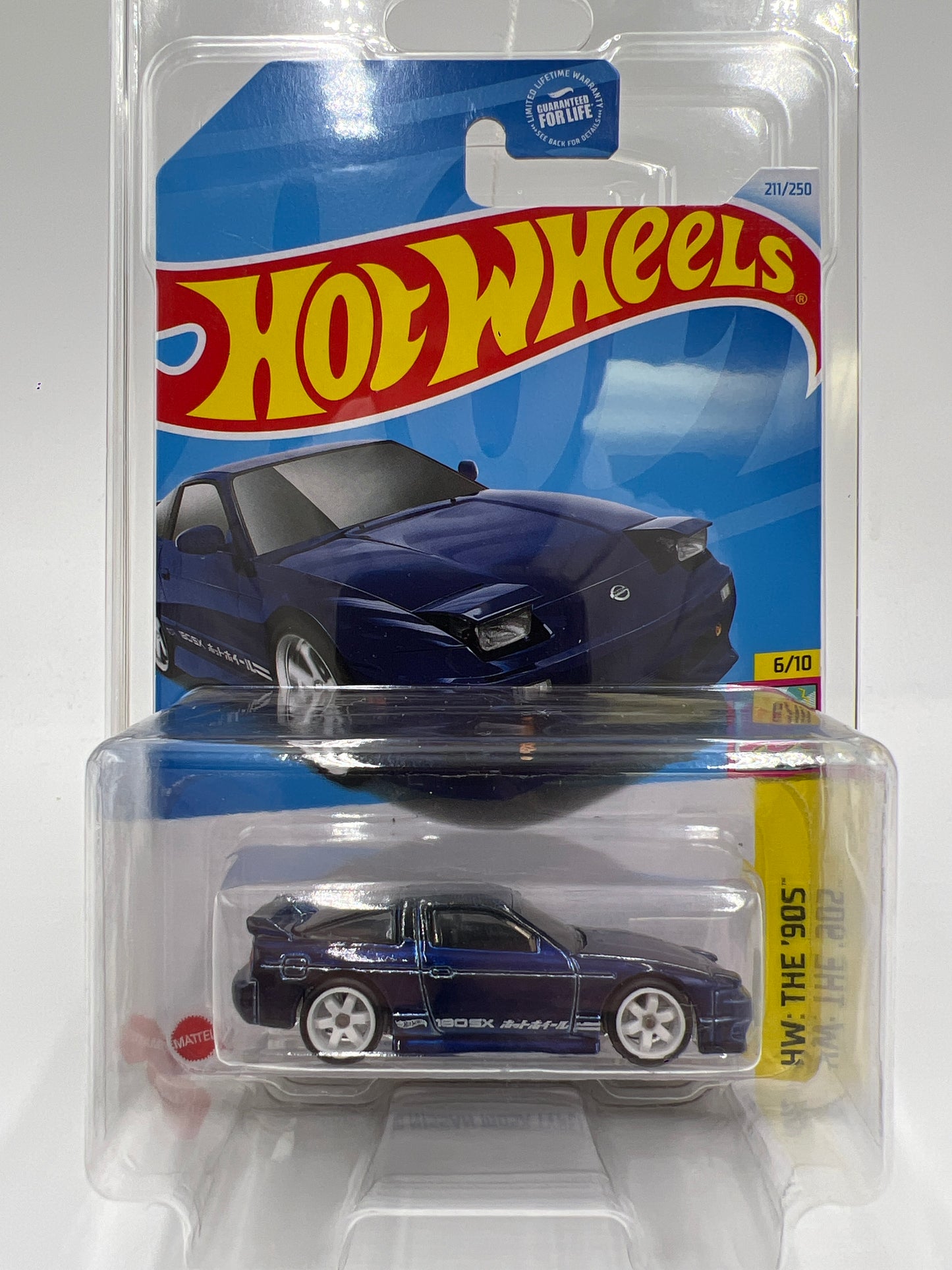 2024 Hot Wheels M Case Super Treasure Hunt #211 96 Nissan 180SX Type X Blue W/Protector