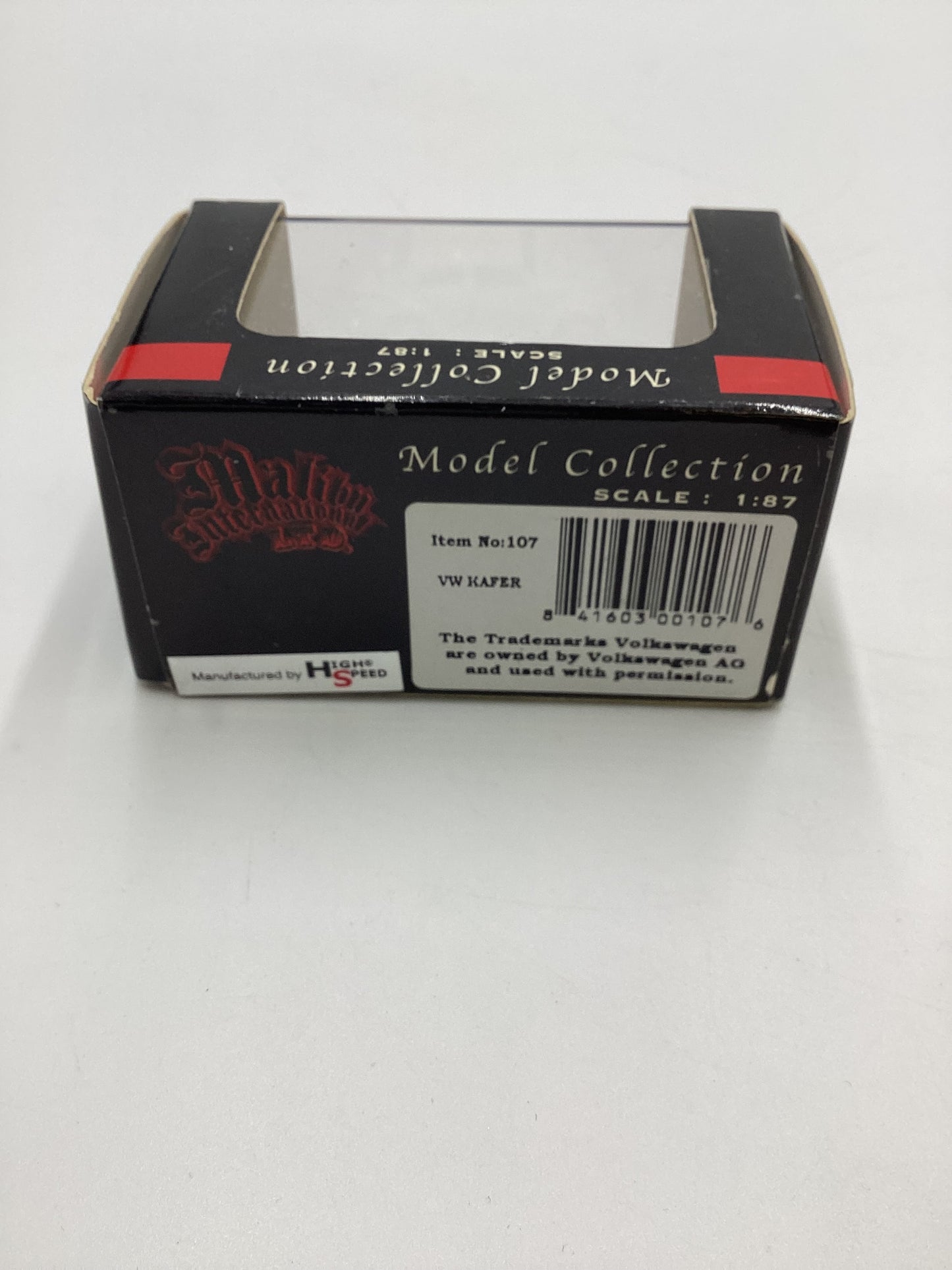 Malibu International 1:87 Scale VW Kafer Yellow