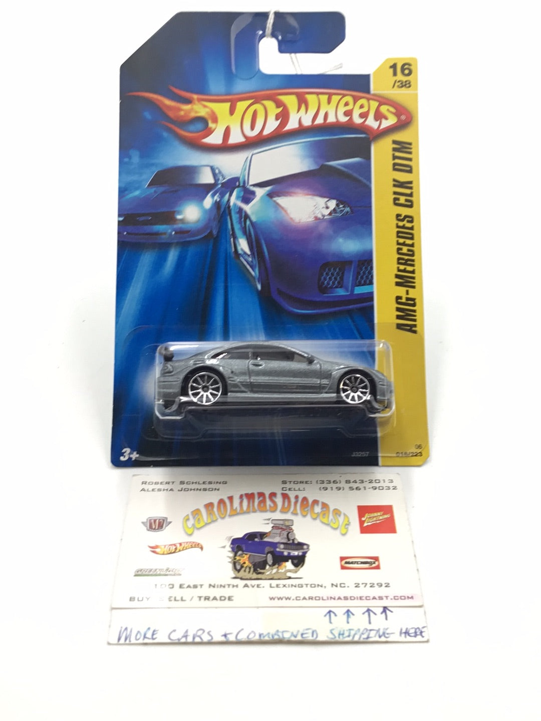 2007 Hot Wheels #16 AMG Mercedes CLK DTM PP5