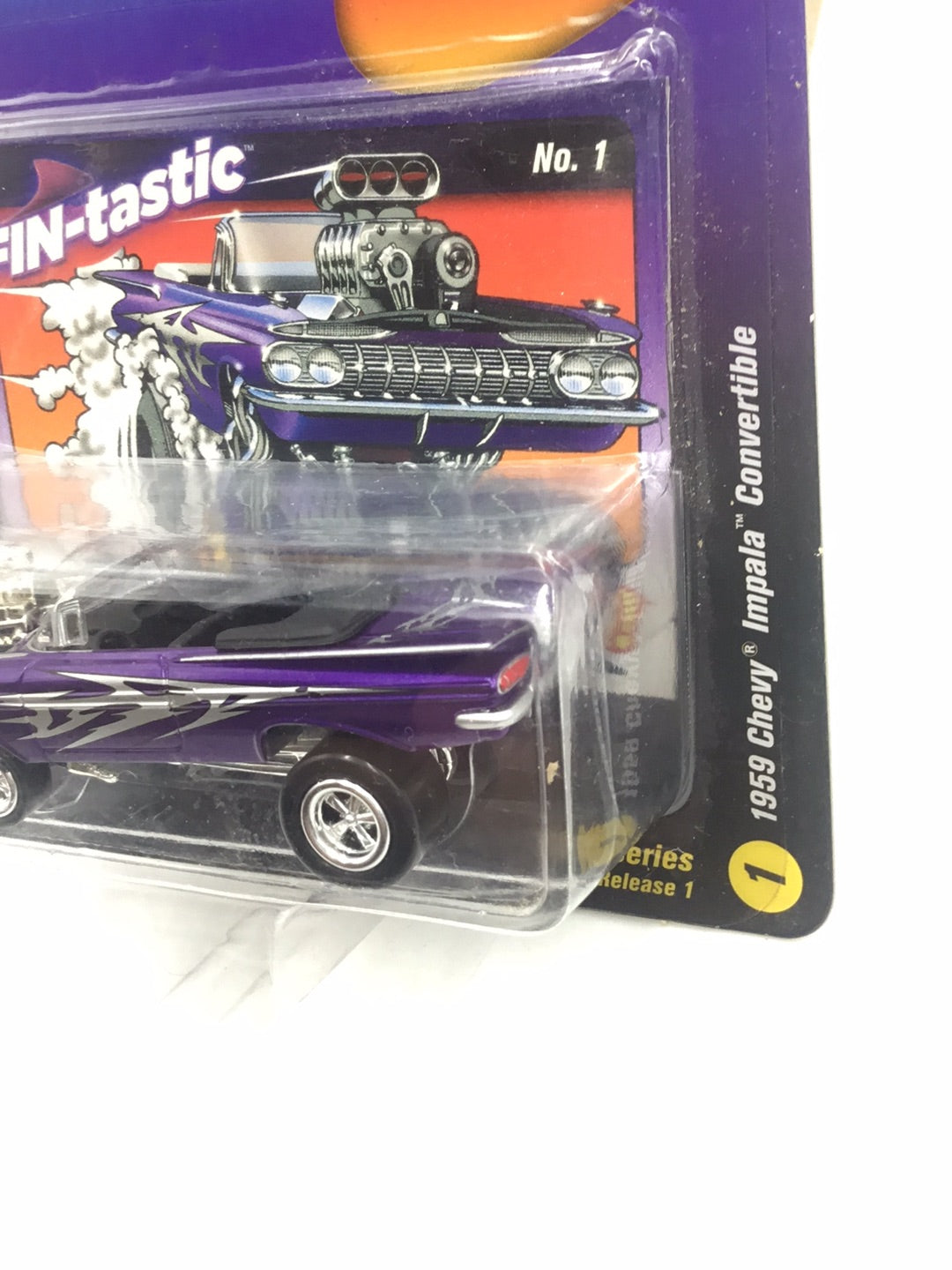 Johnny lightning zingers 1959 Chevy Impala convertible version B NN2