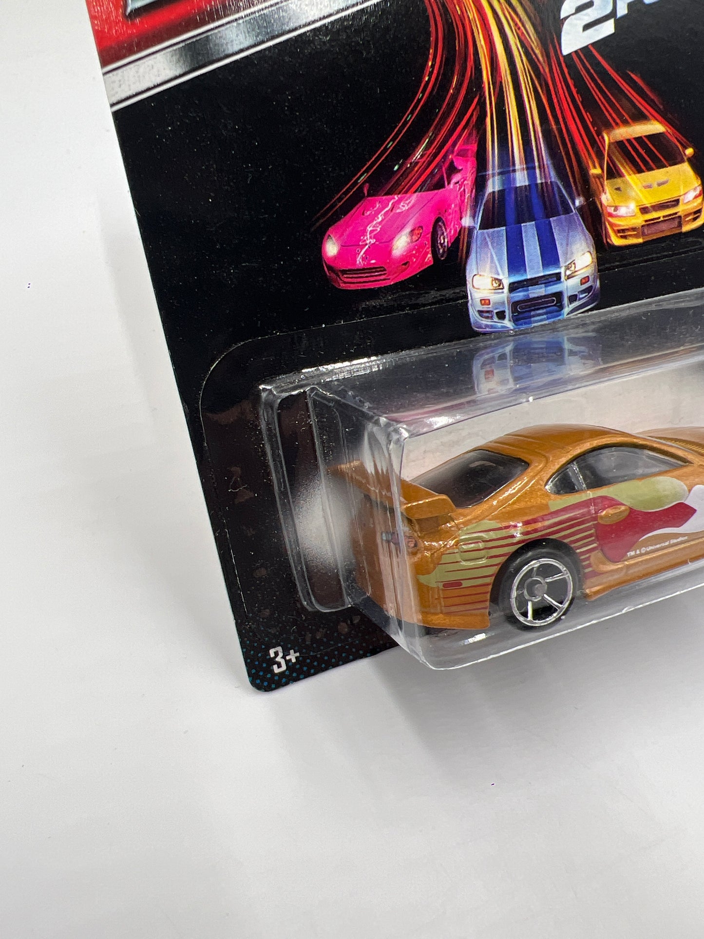 Hot Wheels Fast and Furious #2 94 Toyota Supra Gold W/Protector