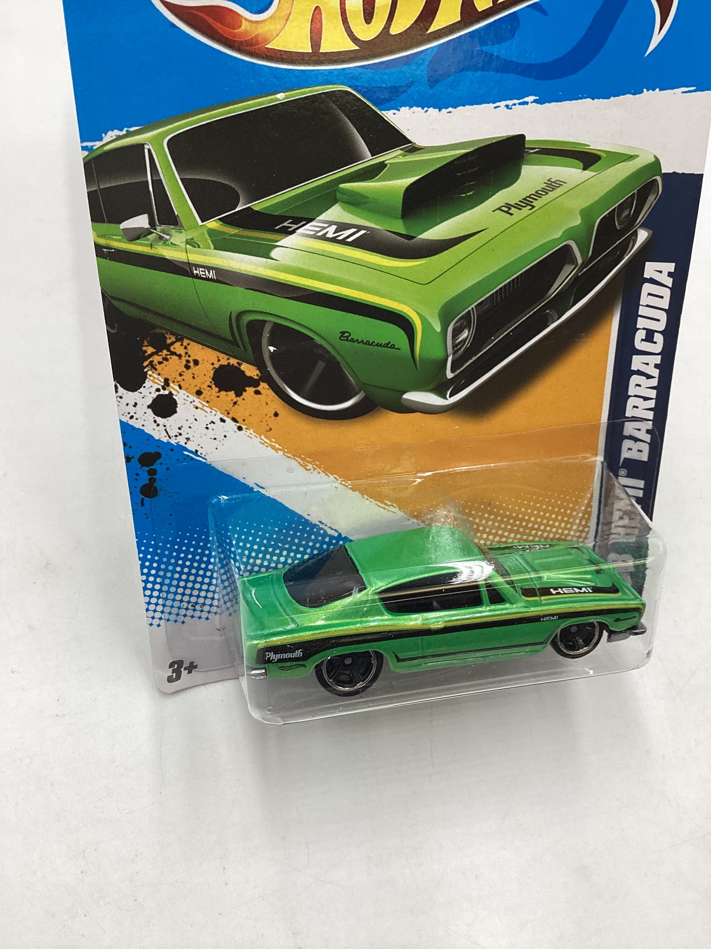 2012 Hot Wheels Muscle Mania #87 68 Hemi Barracuda Green 36H