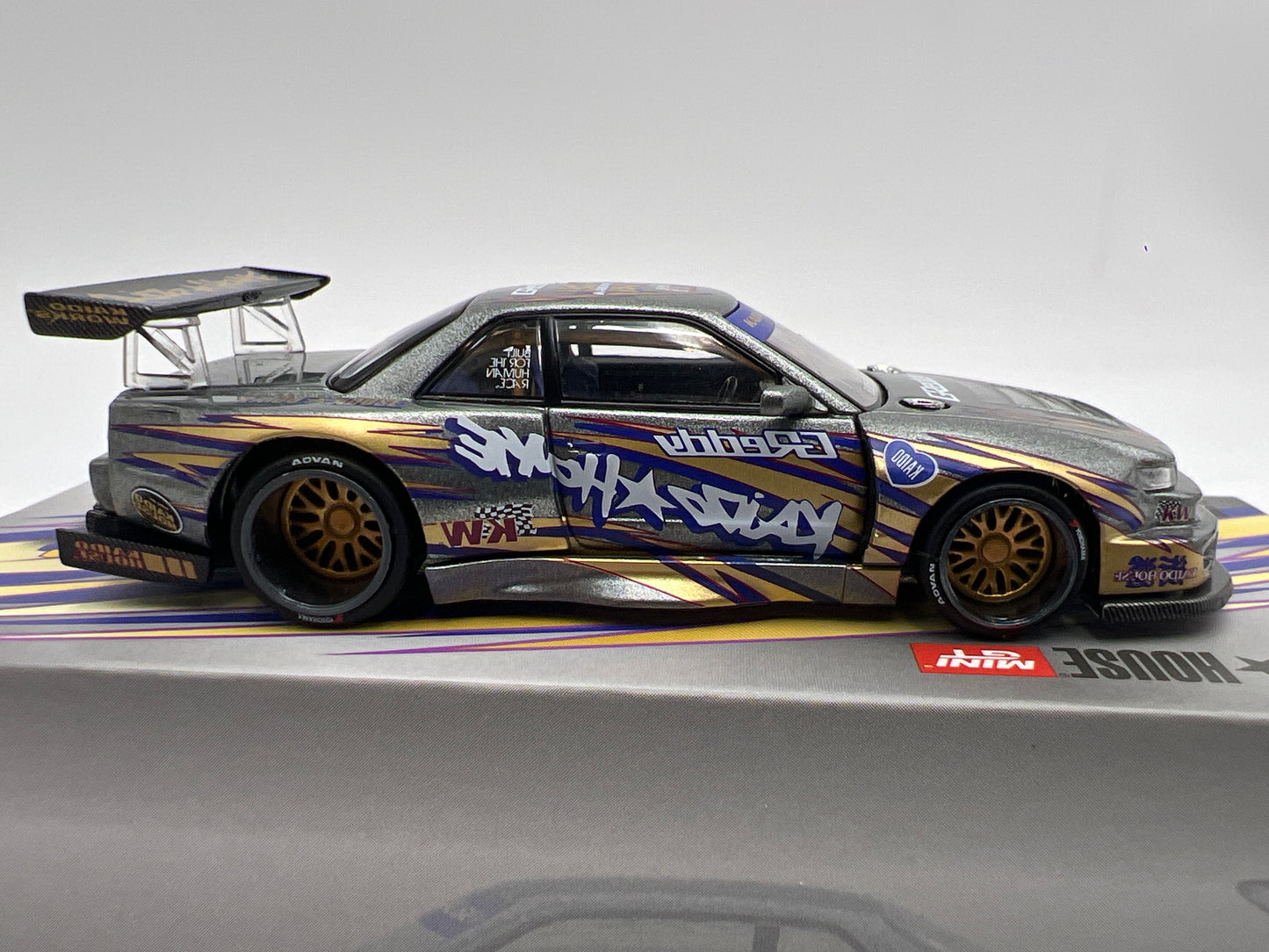 Mini GT Kaido House #235 Nissan Silvia S13-R Kaido Drift V1