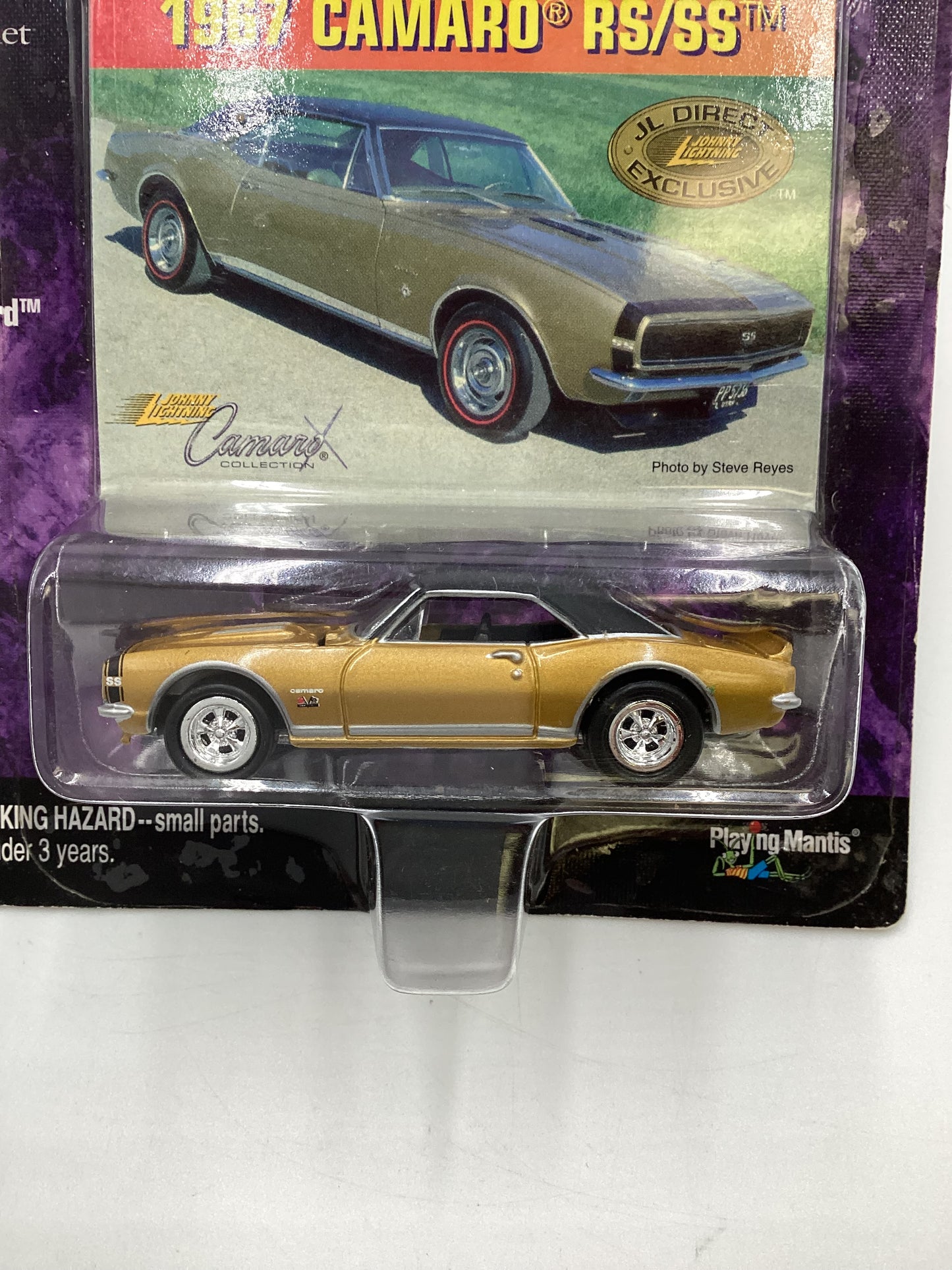 Johnny lightning Camaro Collection 1967 Camaro RS/SS Gold JL Direct Exclusive Mail In