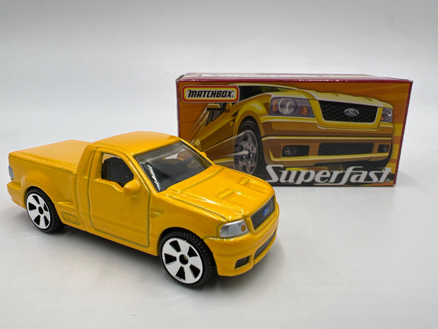Matchbox 1/64 Superfast #2 Ford SVT Lightning Concept Yellow Loose
