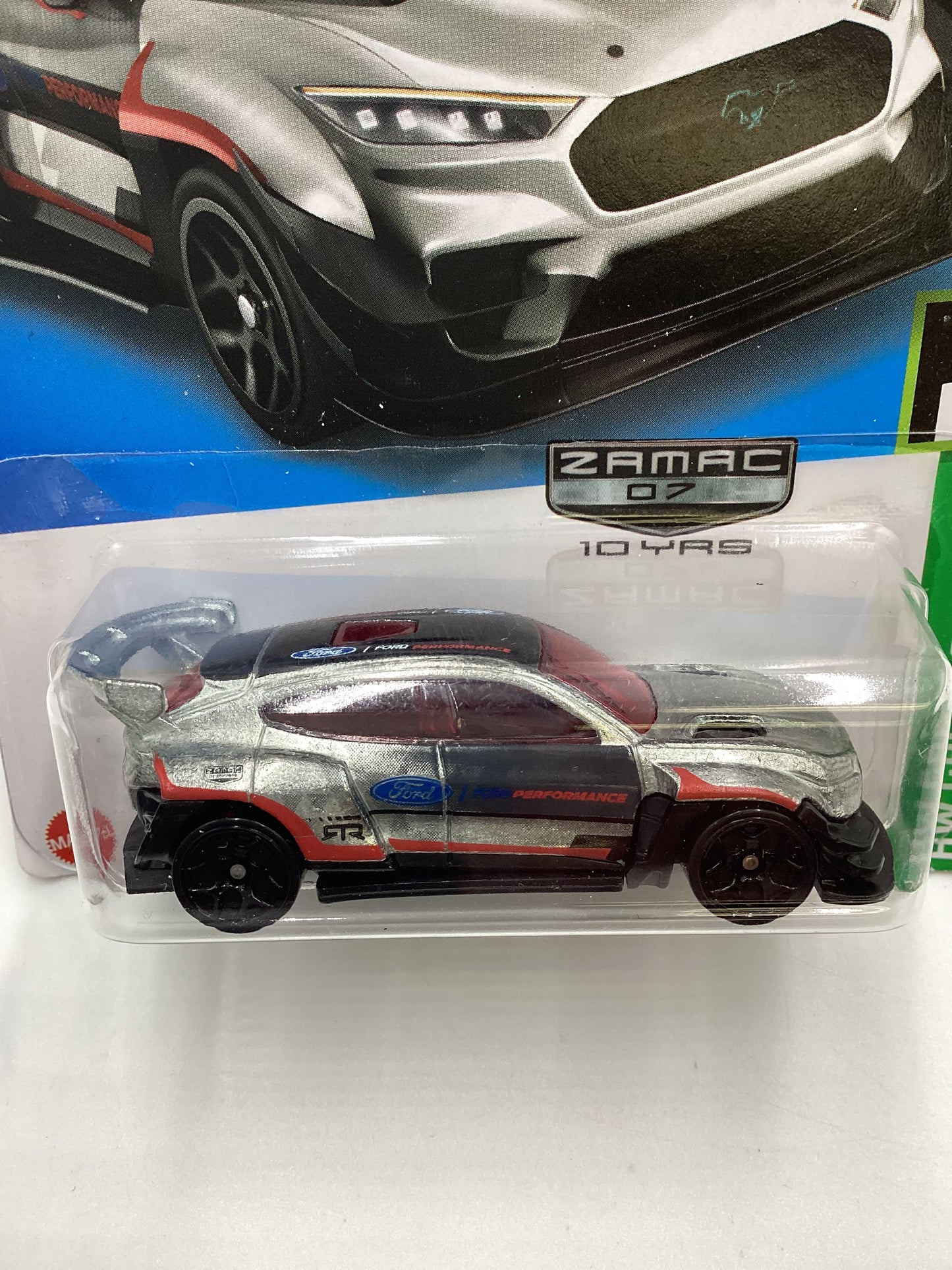 2022 Hot Wheels #73 Ford Mustang Mach-E 1400 Zamac 007 Walmart Exclusive 143C