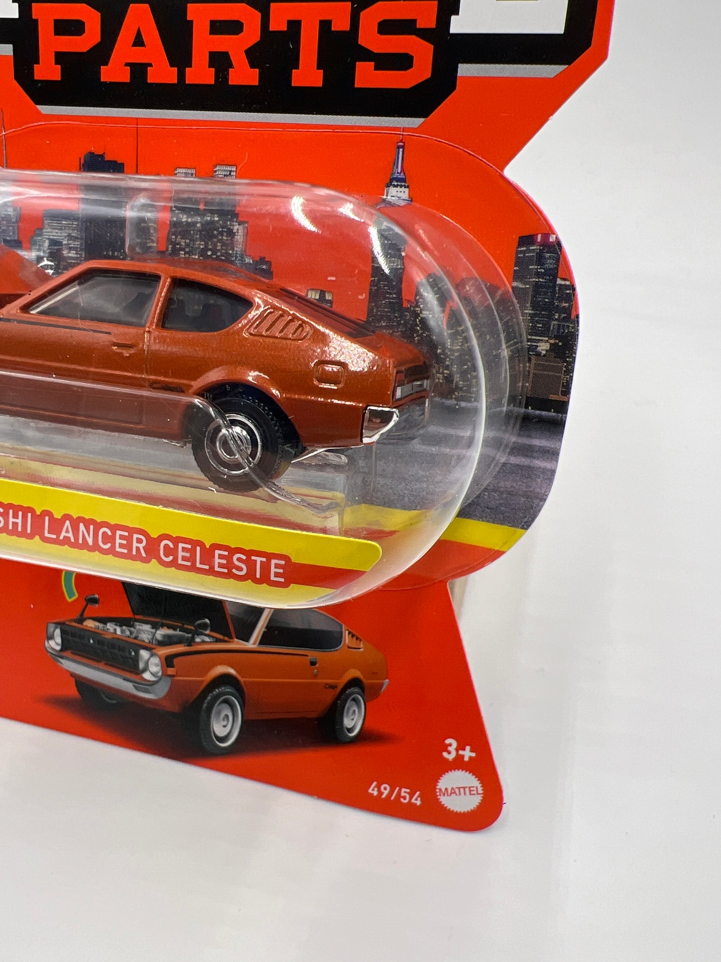 Matchbox Moving Parts #49 1975 Mitsubishi Lancer Celeste Dark Orange 163i