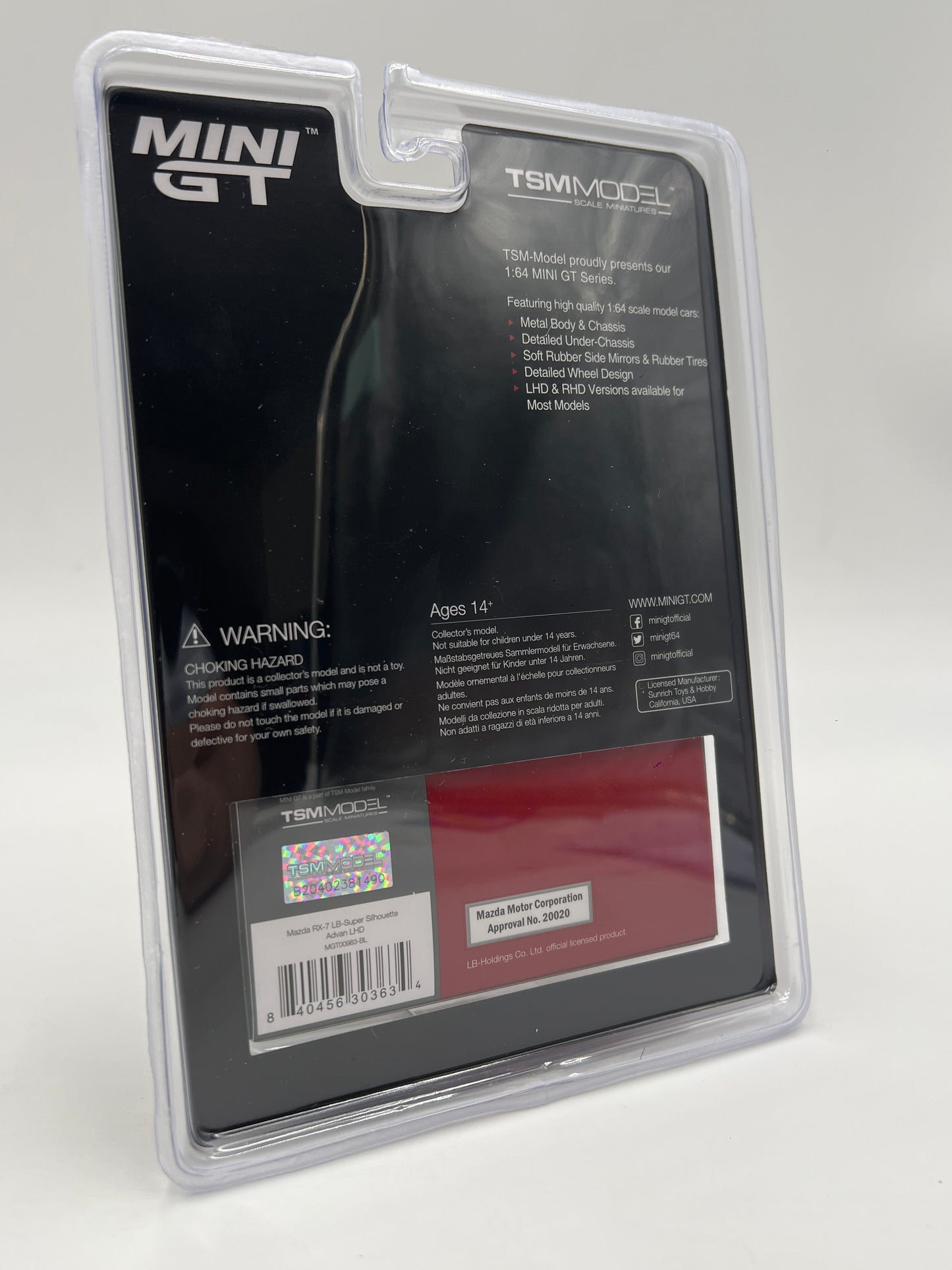 Mini GT #983 Advan Mazda RX-7 LB-Super Silhouette 232B