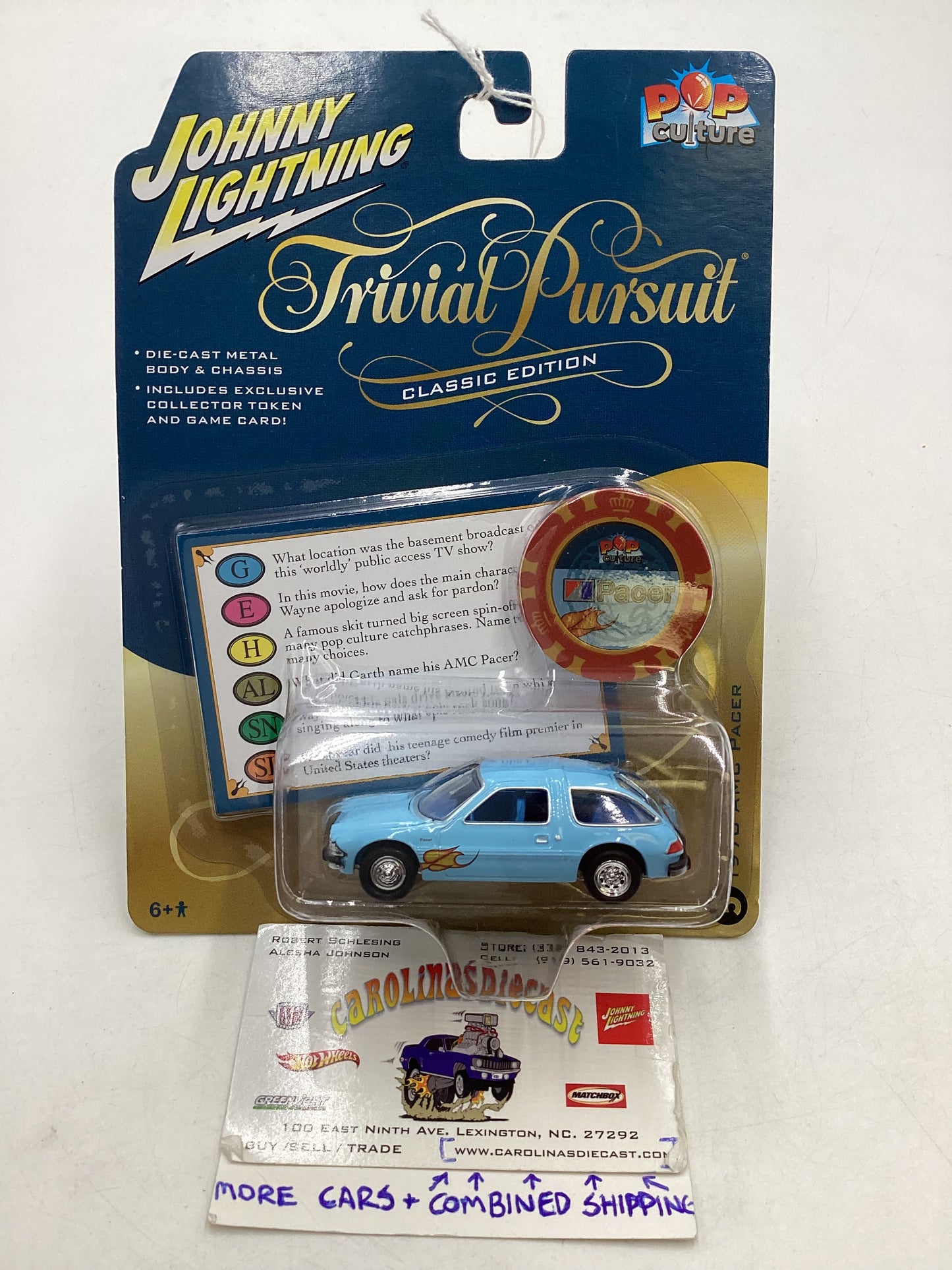 Johnny Lightning Pop Culture Trivial Pursuit 1976 AMC Pacer 229D