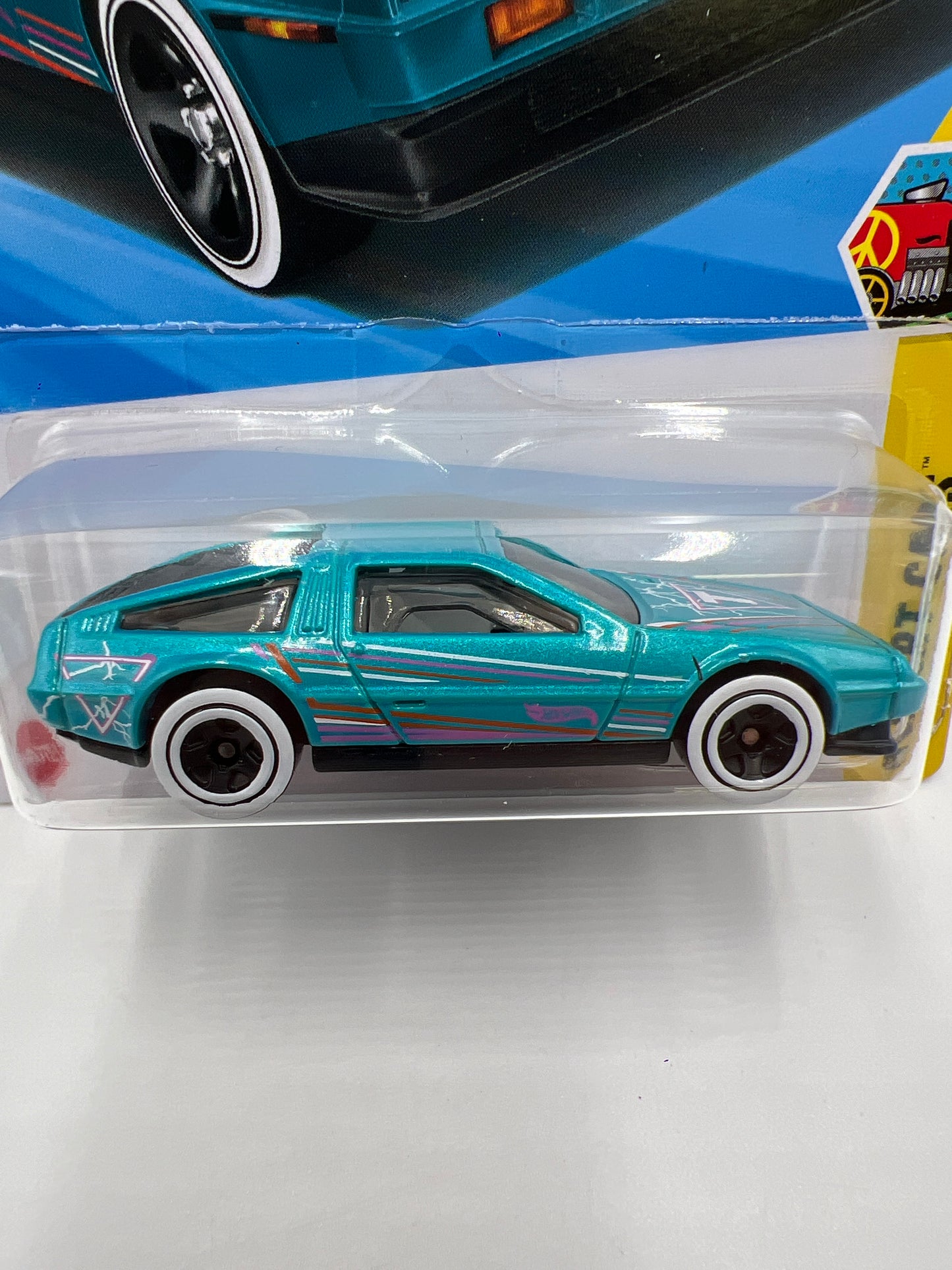 2025 Hot Wheels H Case Art Cars #36 DMC Delorean Blue 60D