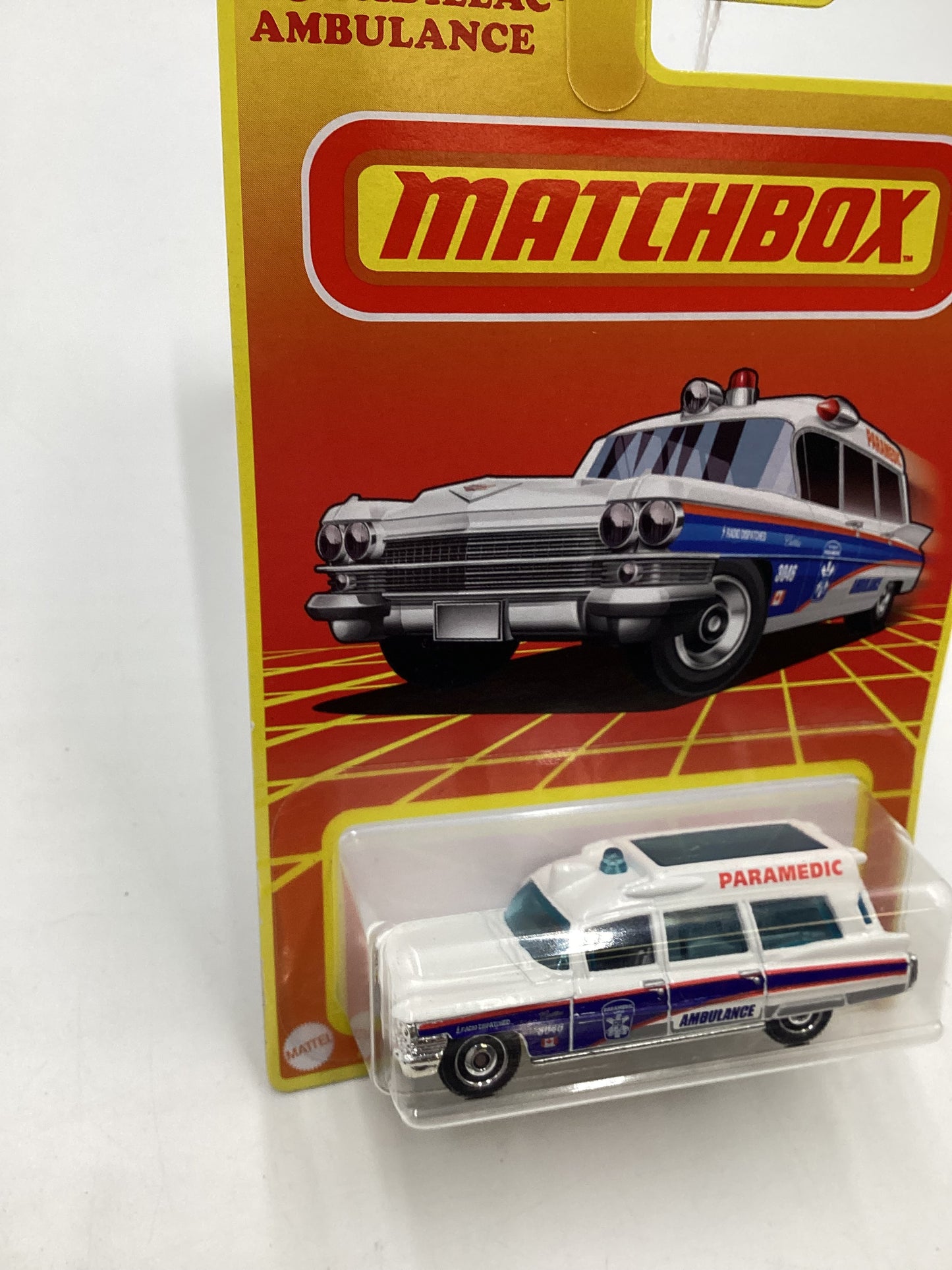 Matchbox Retro Series #8 63 Cadillac Ambulance 161B