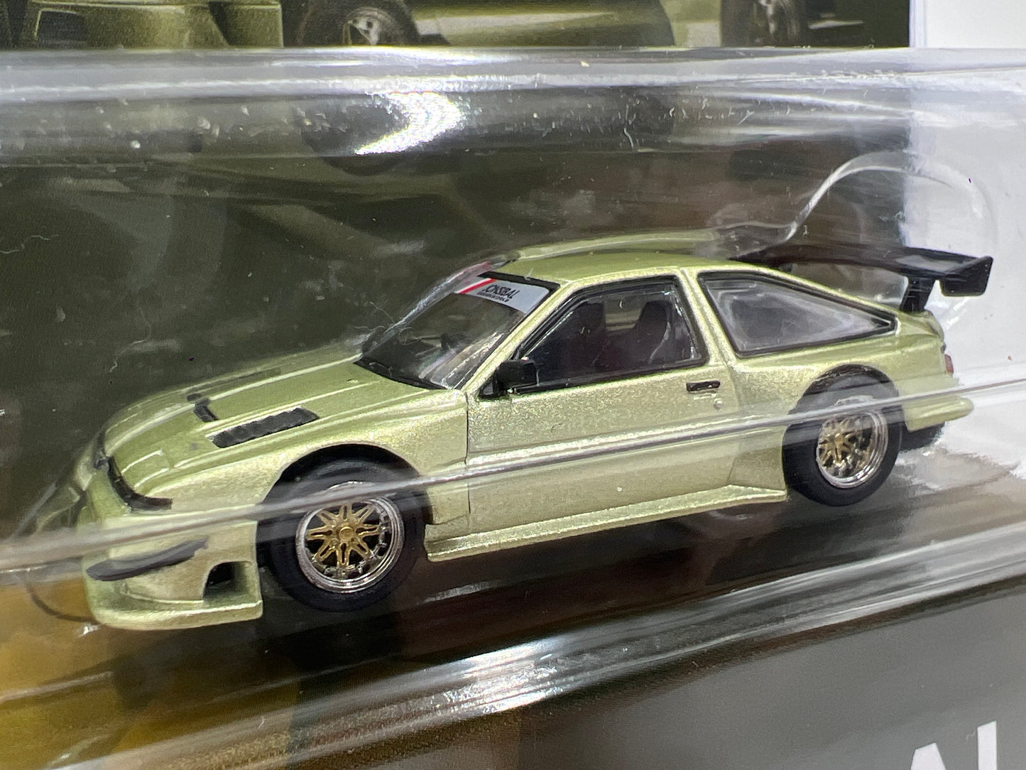 Tarmac Works Mijo Exclusives Toyota Sprinter Trueno AE86 Widebody Jonsibal Green
