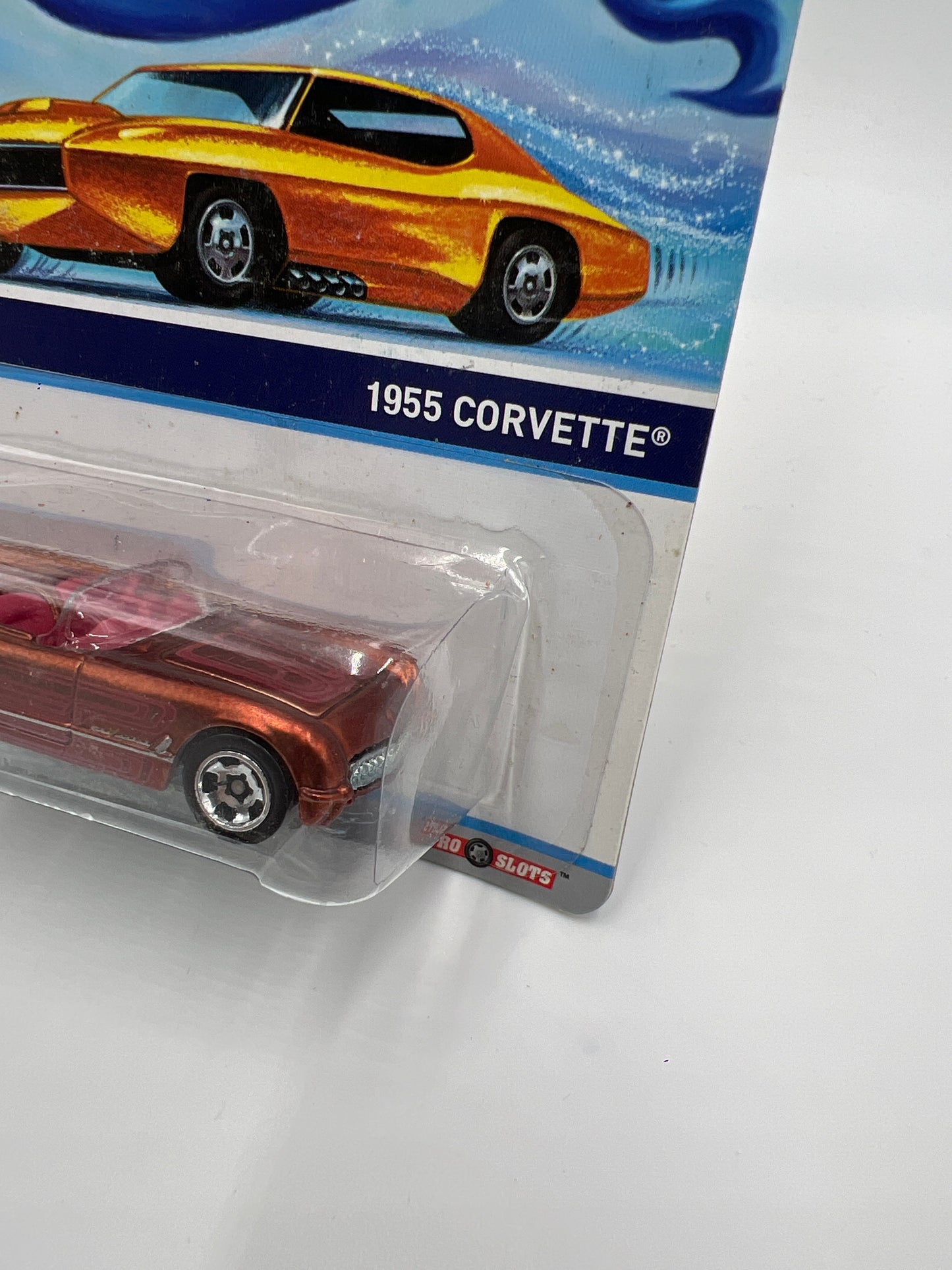 Hot Wheels Cool Classics #20 1955 Corvette Spectrafrost Copper Bad Card SR