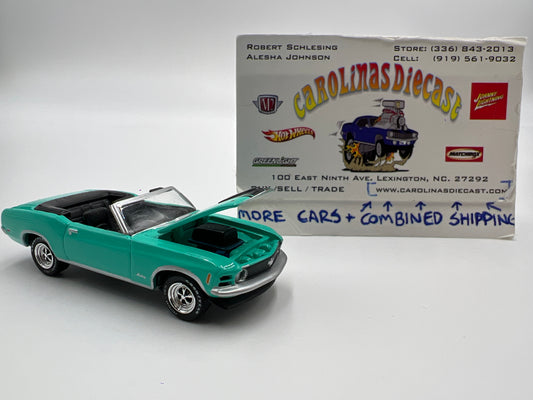 Greenlight Route 66 U.S.A Collector Pack 1970 Ford Mustang 351 Tiffany Blue Loose