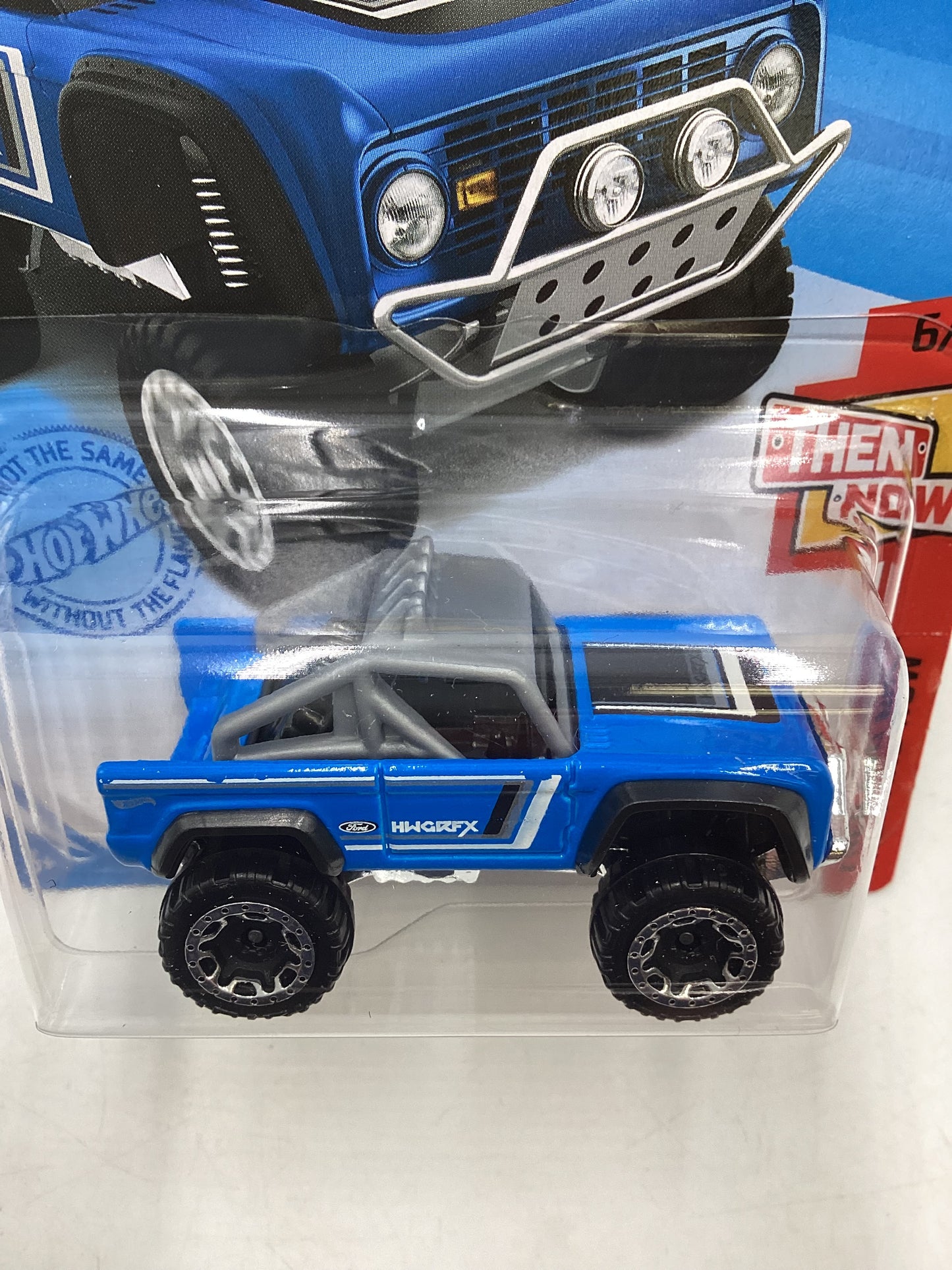 2021 Hot Wheels #163 Custom Ford Bronco Blue 35H