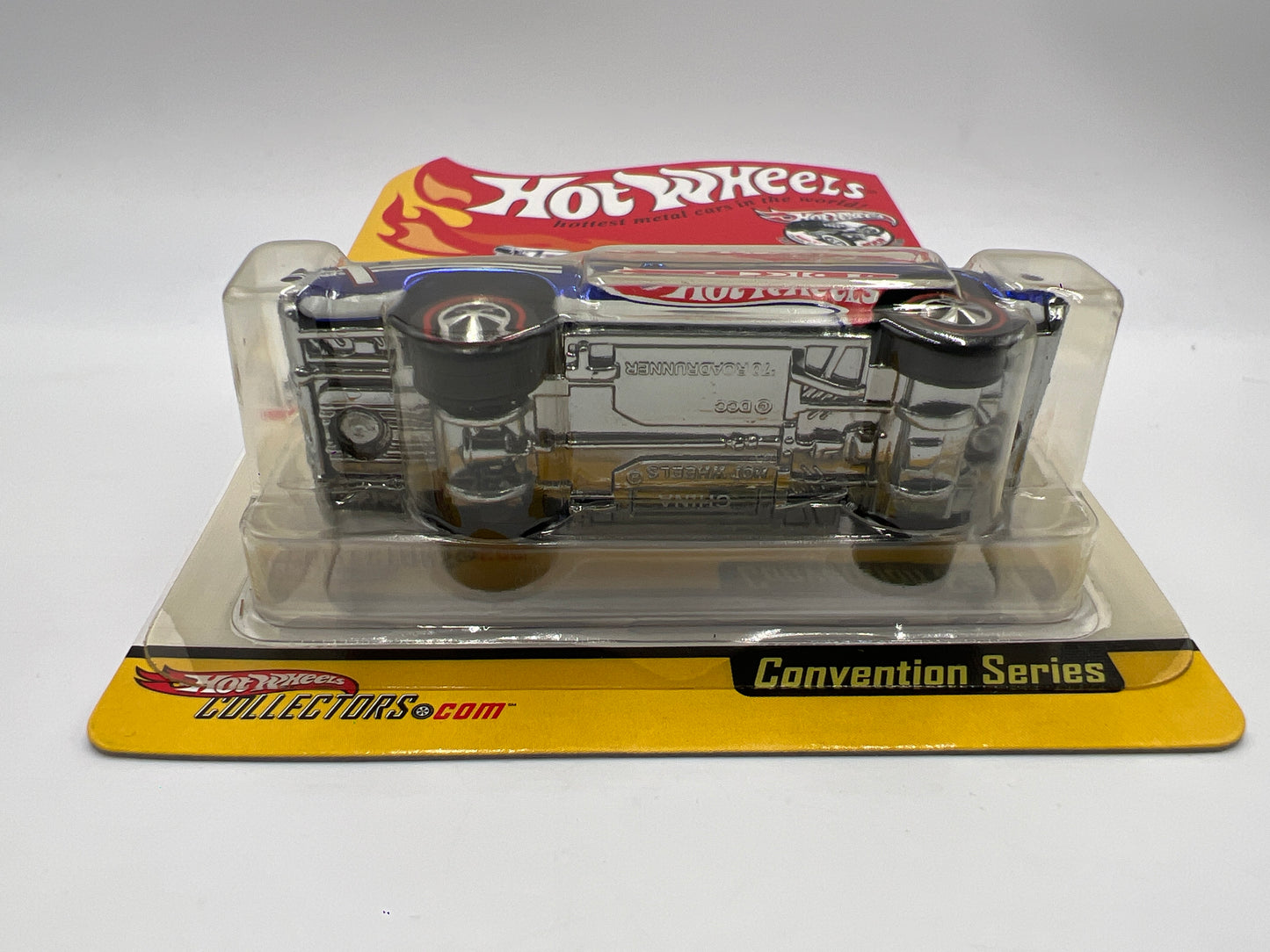 2007 Hot Wheels 21st Annual Collectors Convention 1628/10000 70 Plymouth Road Runner Blue W/Protector