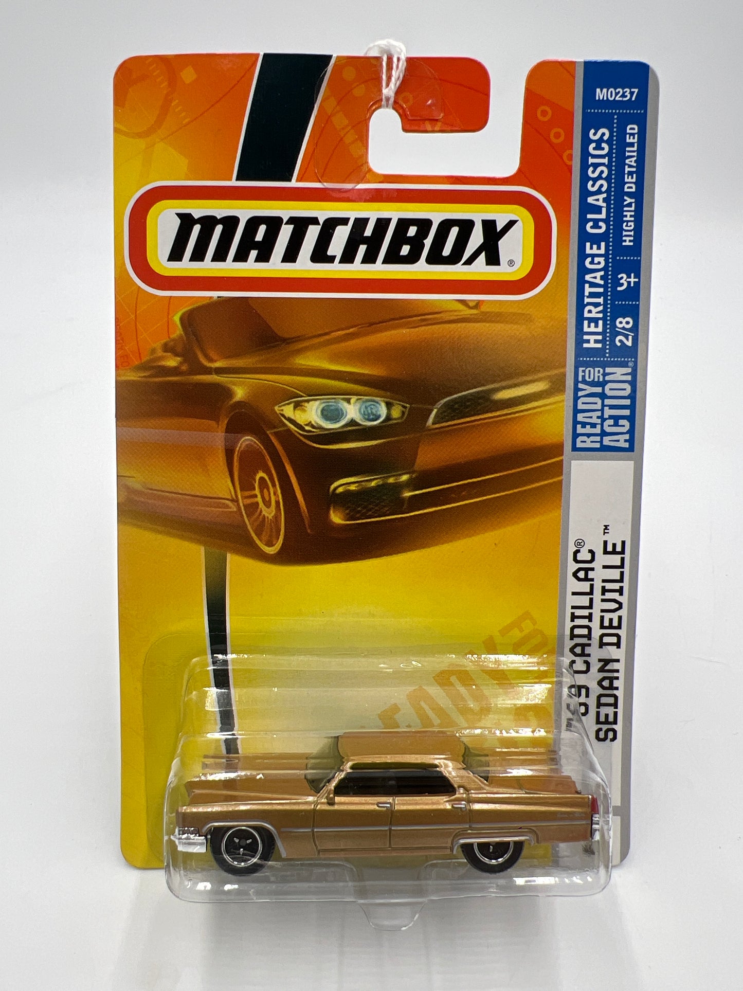 Matchbox Heritage Classics 69 Cadillac Sedan Deville Brown #2 50F