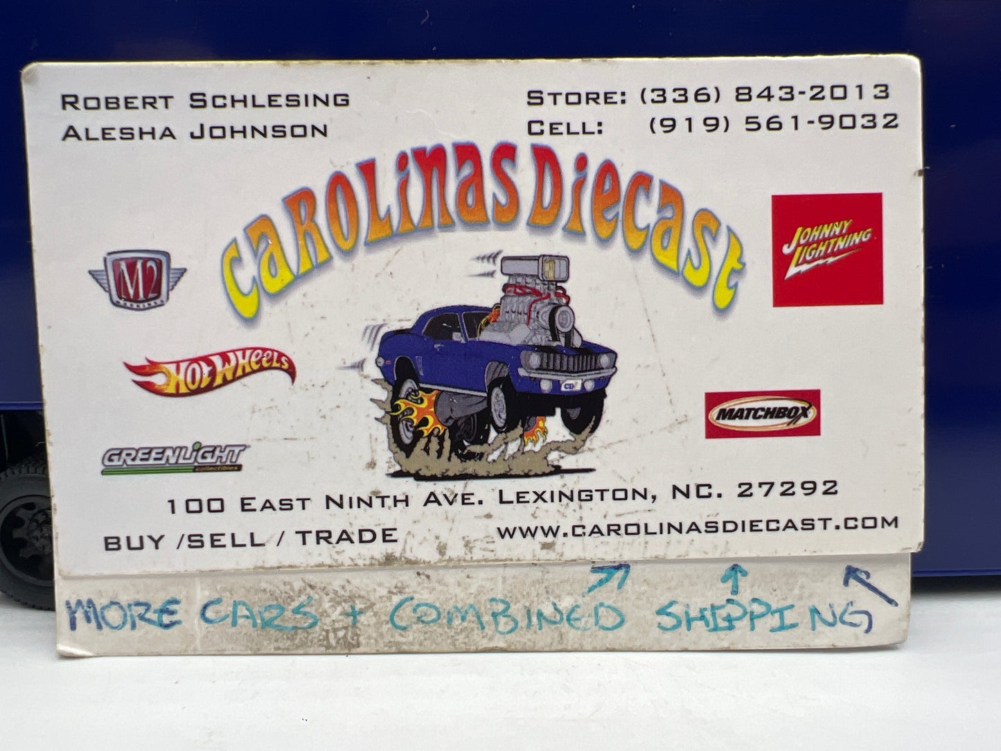 Kinsmart 1/62 Scale Freightliner eCascadia W/Container Blue