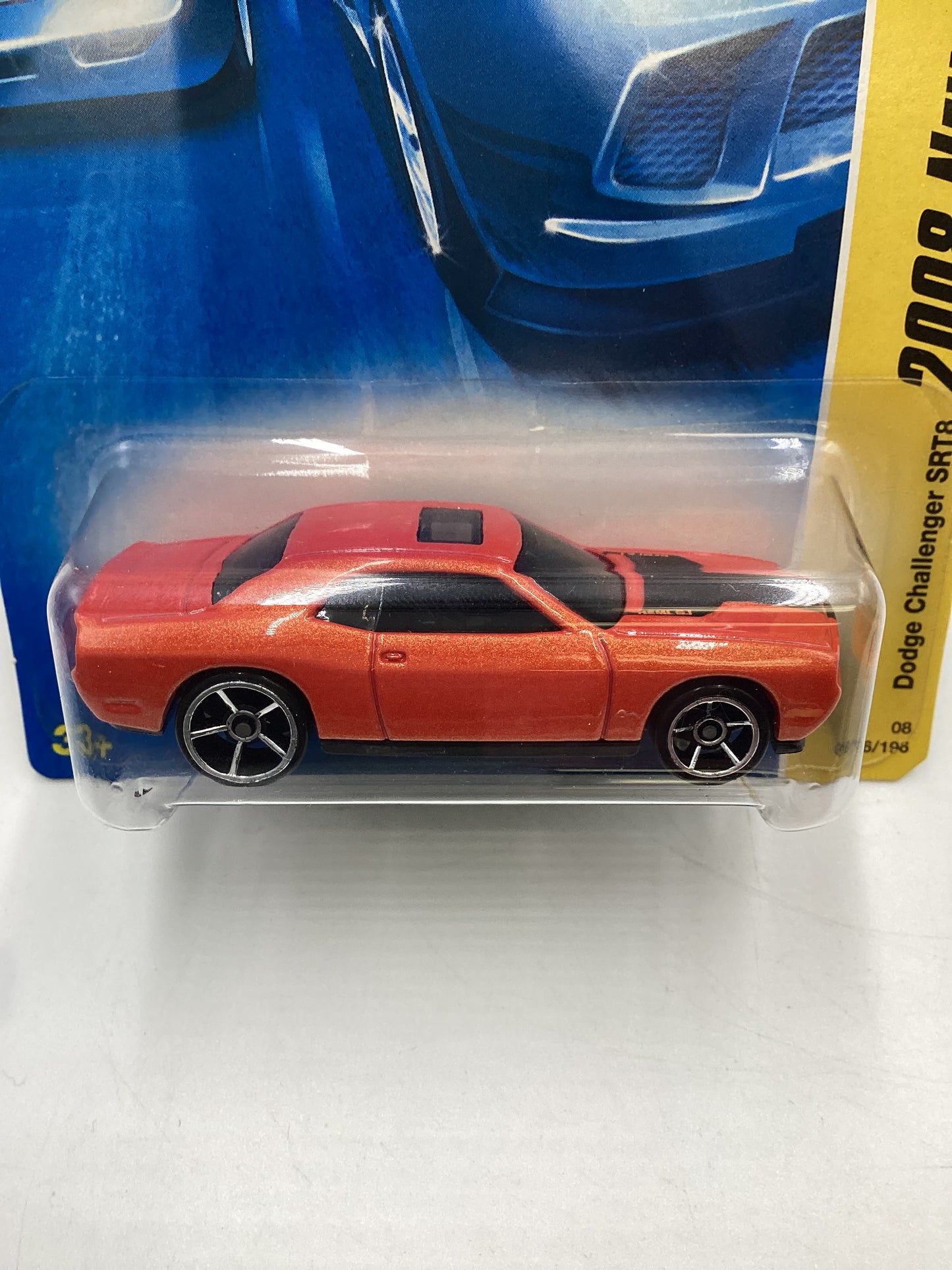 2008 Hot Wheels New Models #16 Dodge Challenger SRT8 Orange 49G