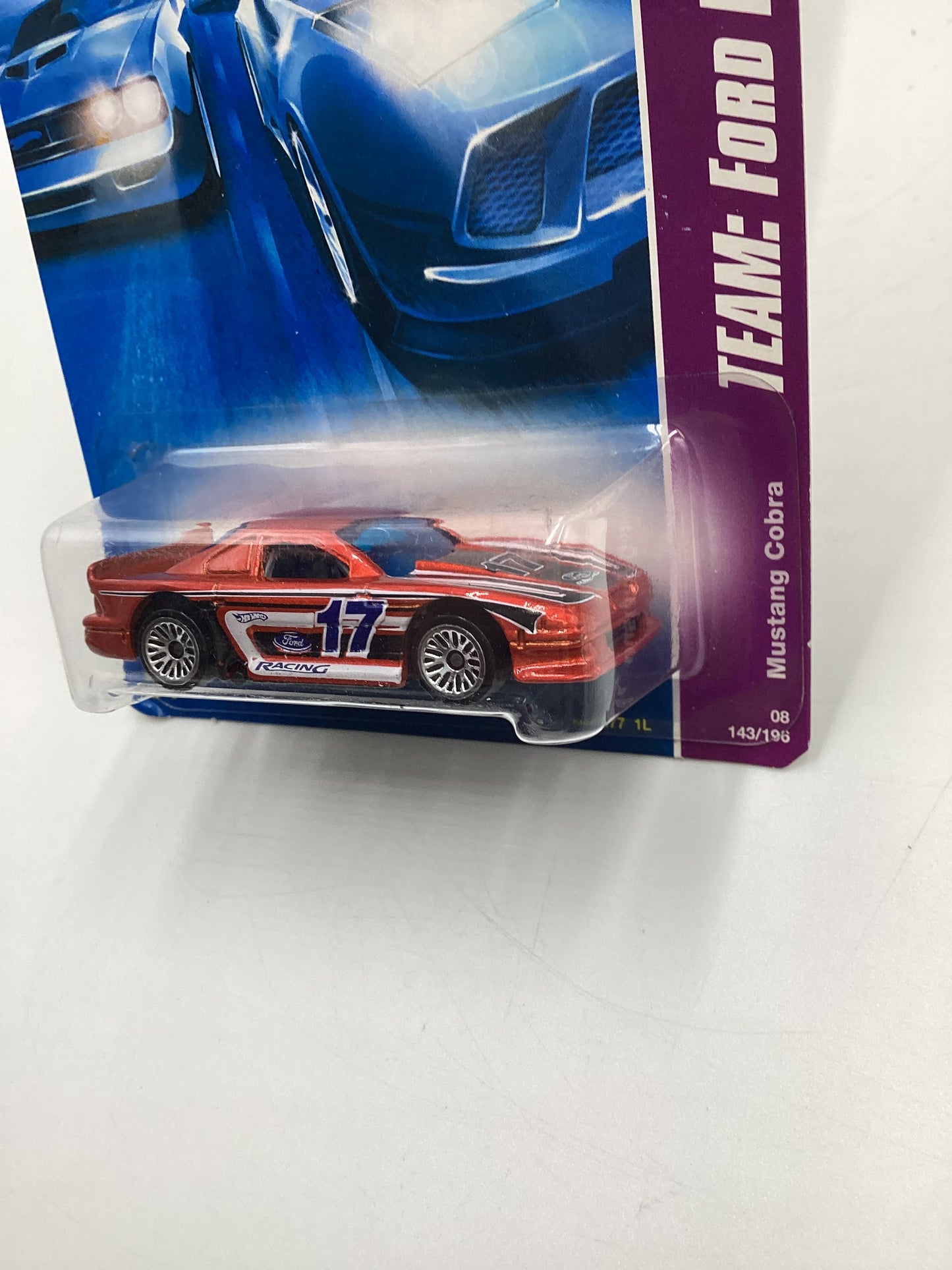 2008 Hot Wheels HW Team: Ford Racing #143 Mustang Cobra Orange 26i
