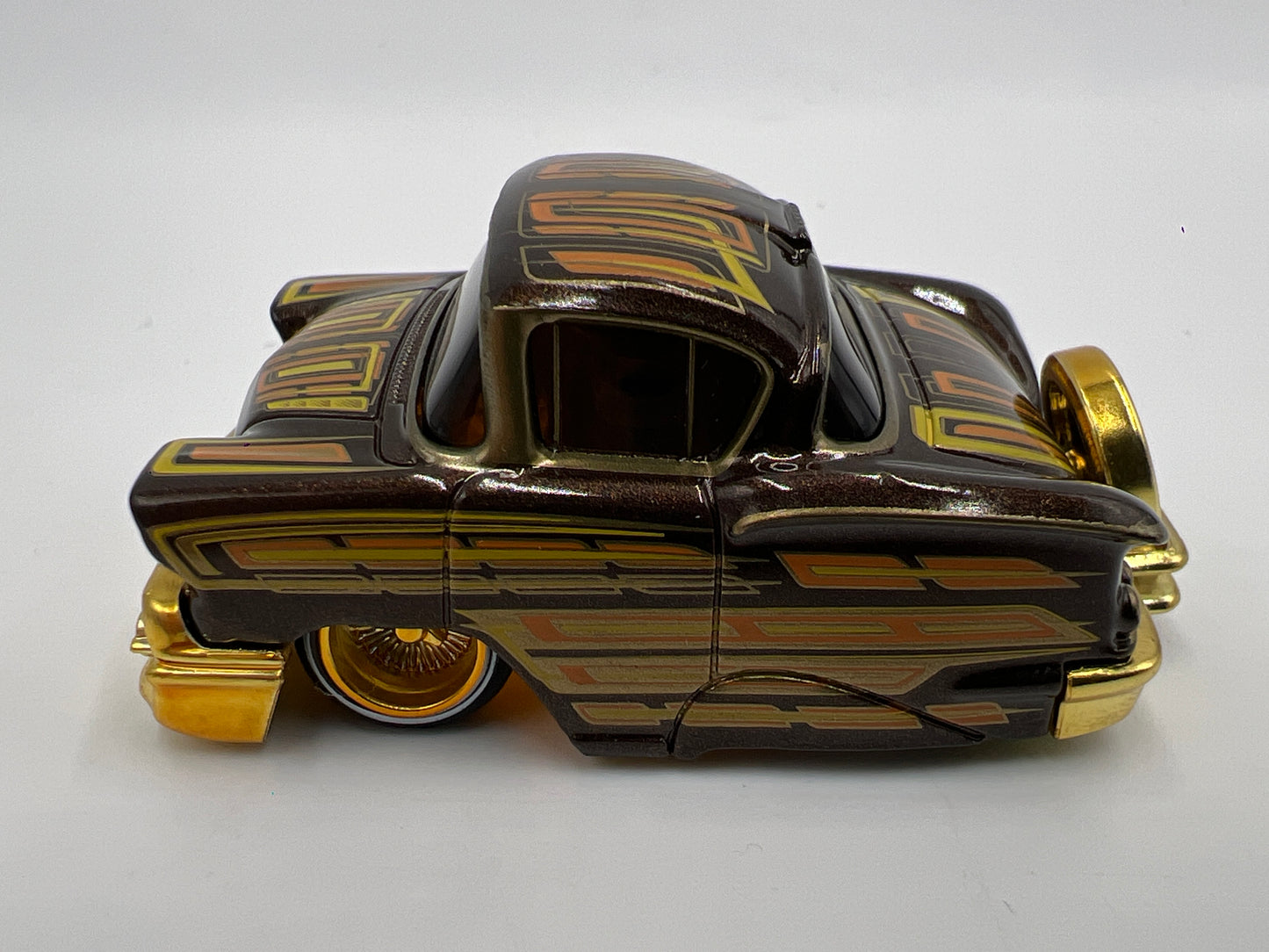 MGA Car Tuned Series 1 Show Glow Lowriders #4 58 Chevy Impala Black/Gold