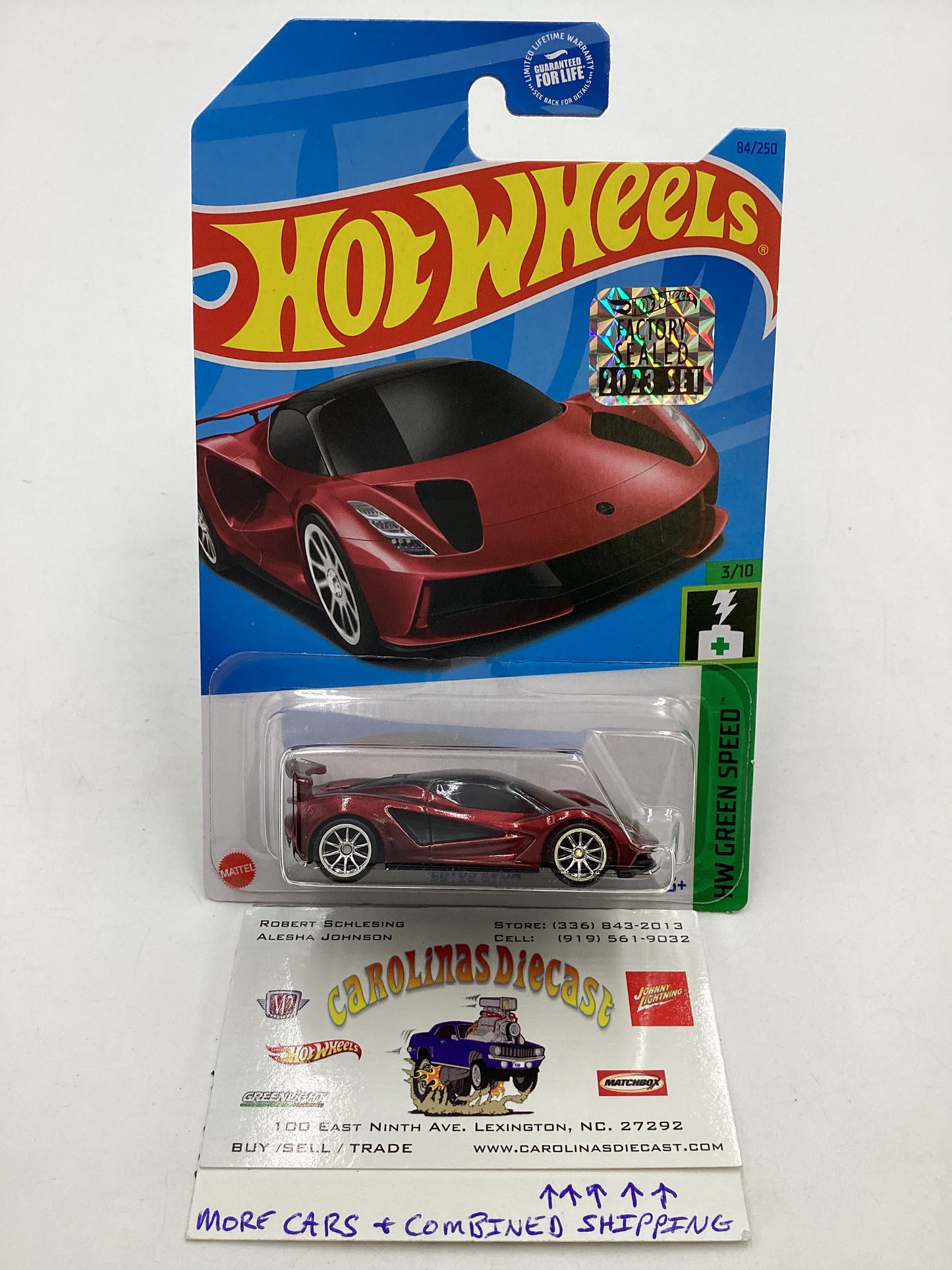 2023 Hot Wheels Super treasure hunt 1/1250 Lotus Evija Factory Sealed “Cracked Blister” with protector