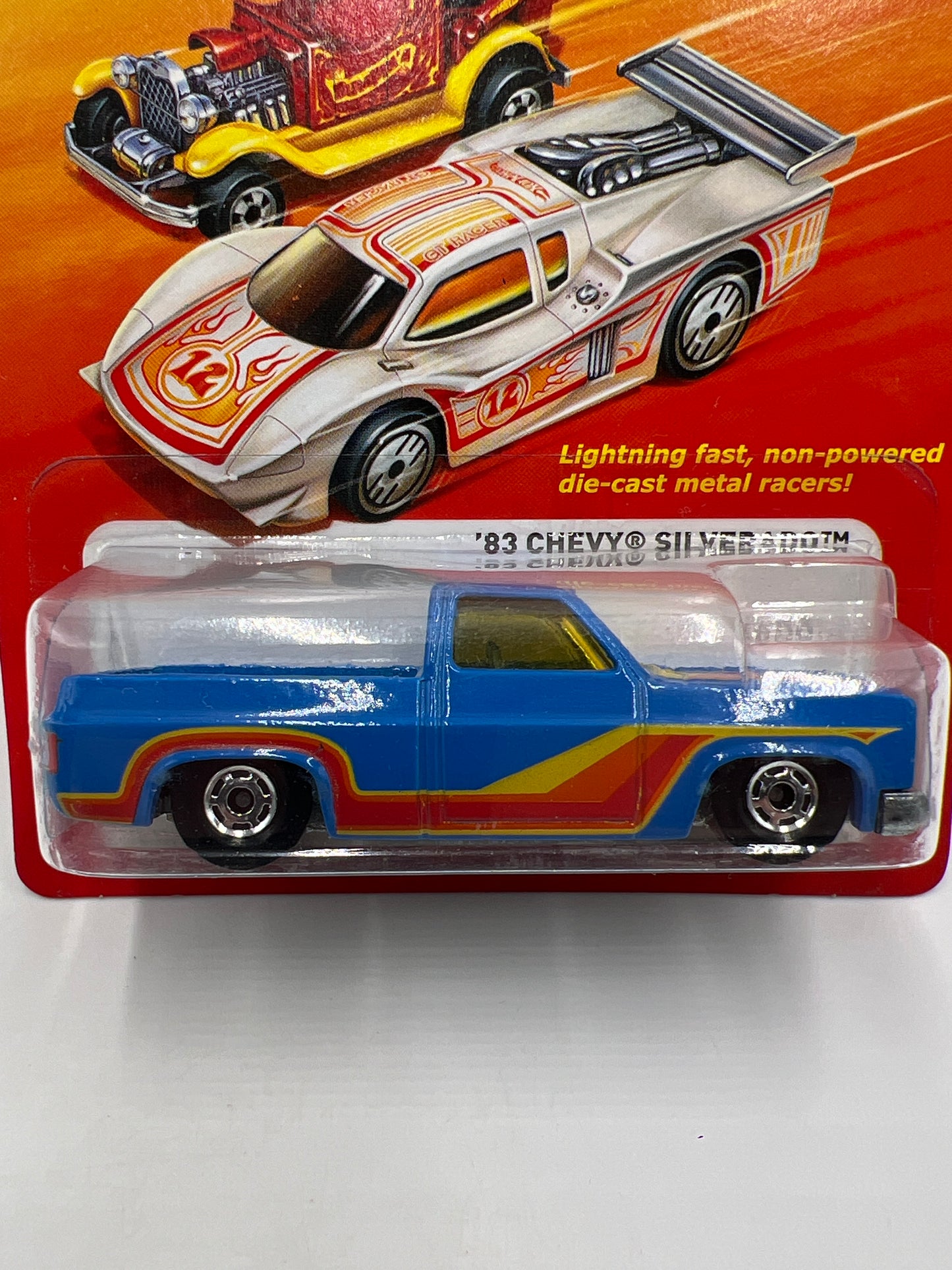 Hot Wheels Target Exclusive The Hot Ones 83 Silverado Blue W/Protector
