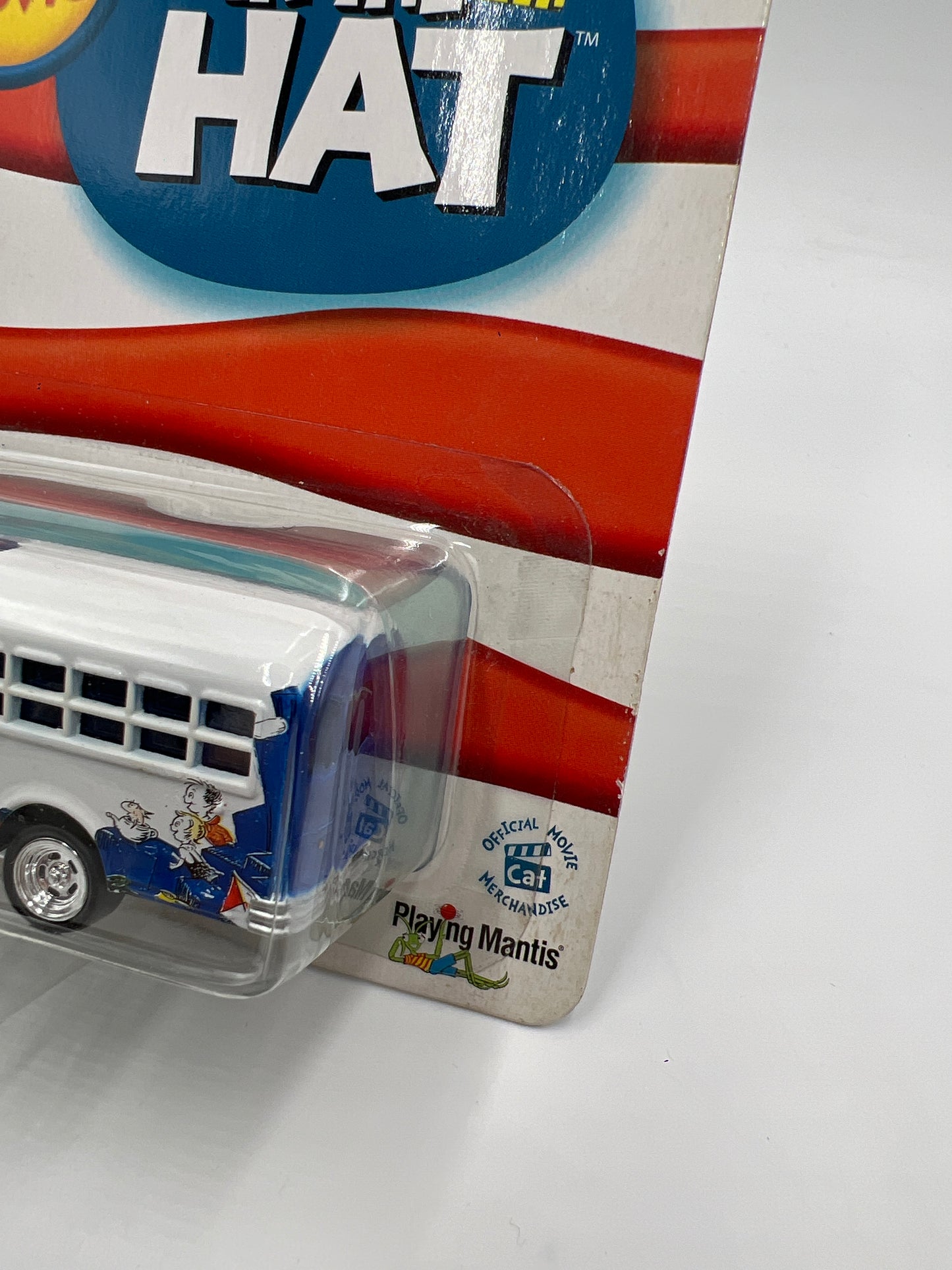 Johnny Lightning The Cat In The Hat 56 Chevy Bus White/Blue 227A