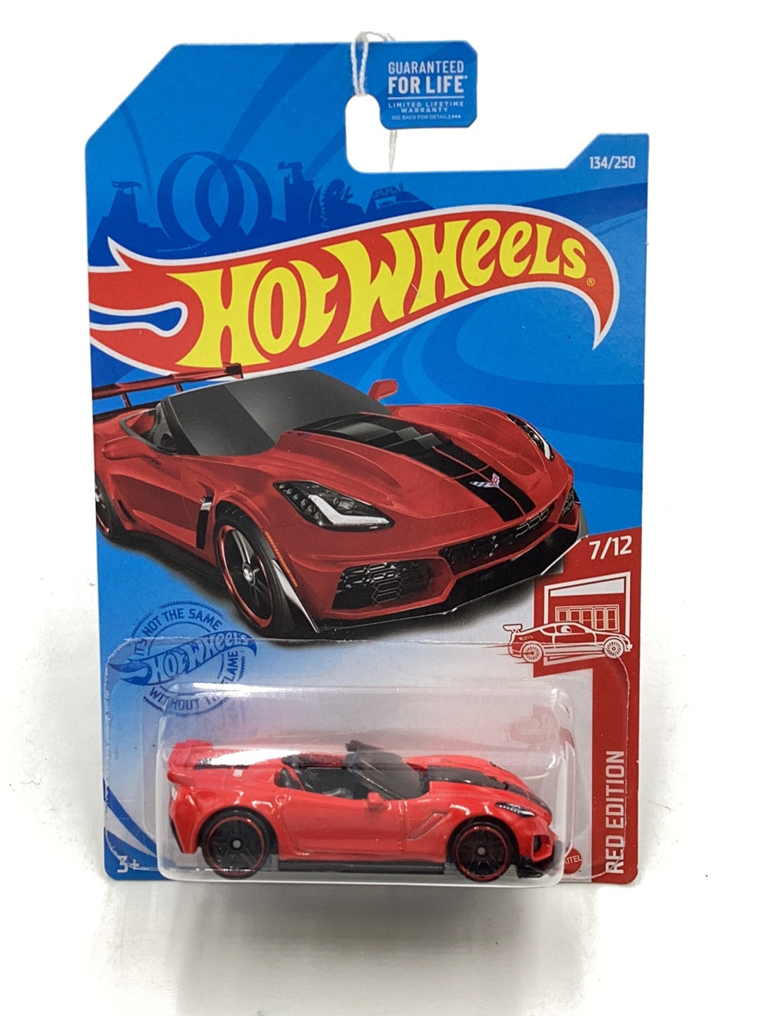 2021 Hot wheels Red edition #134 19 Corvette ZR1 Convertible 153E