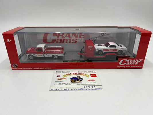 M2 Machines Auto Haulers Crane Cams 1969 Ford F-100 Ranger Truck & 1966 Ford Mustang Gasser R38