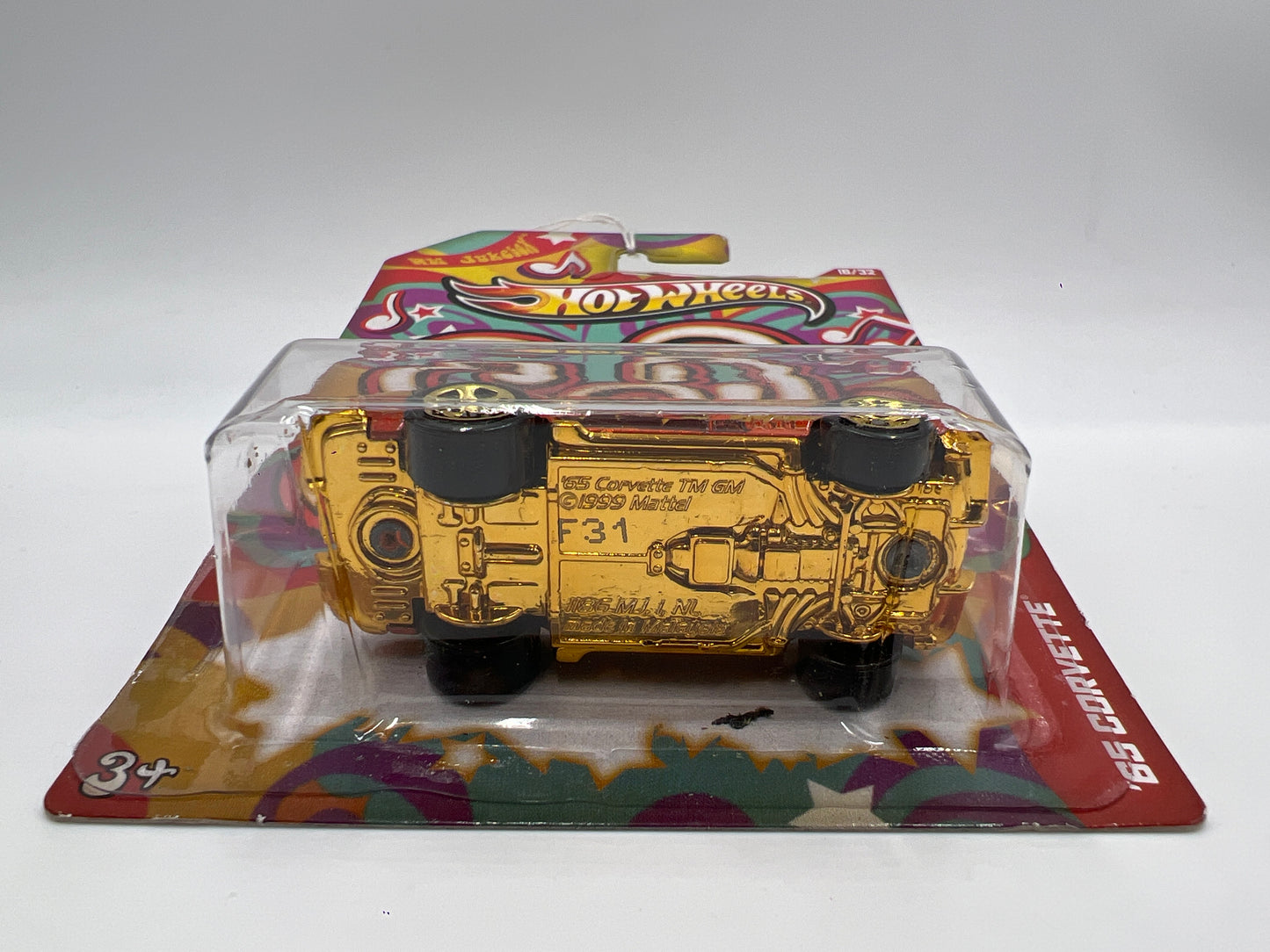 2013 Hot Wheels Jukebox #16 Soul 65 Corvette Orange 152F