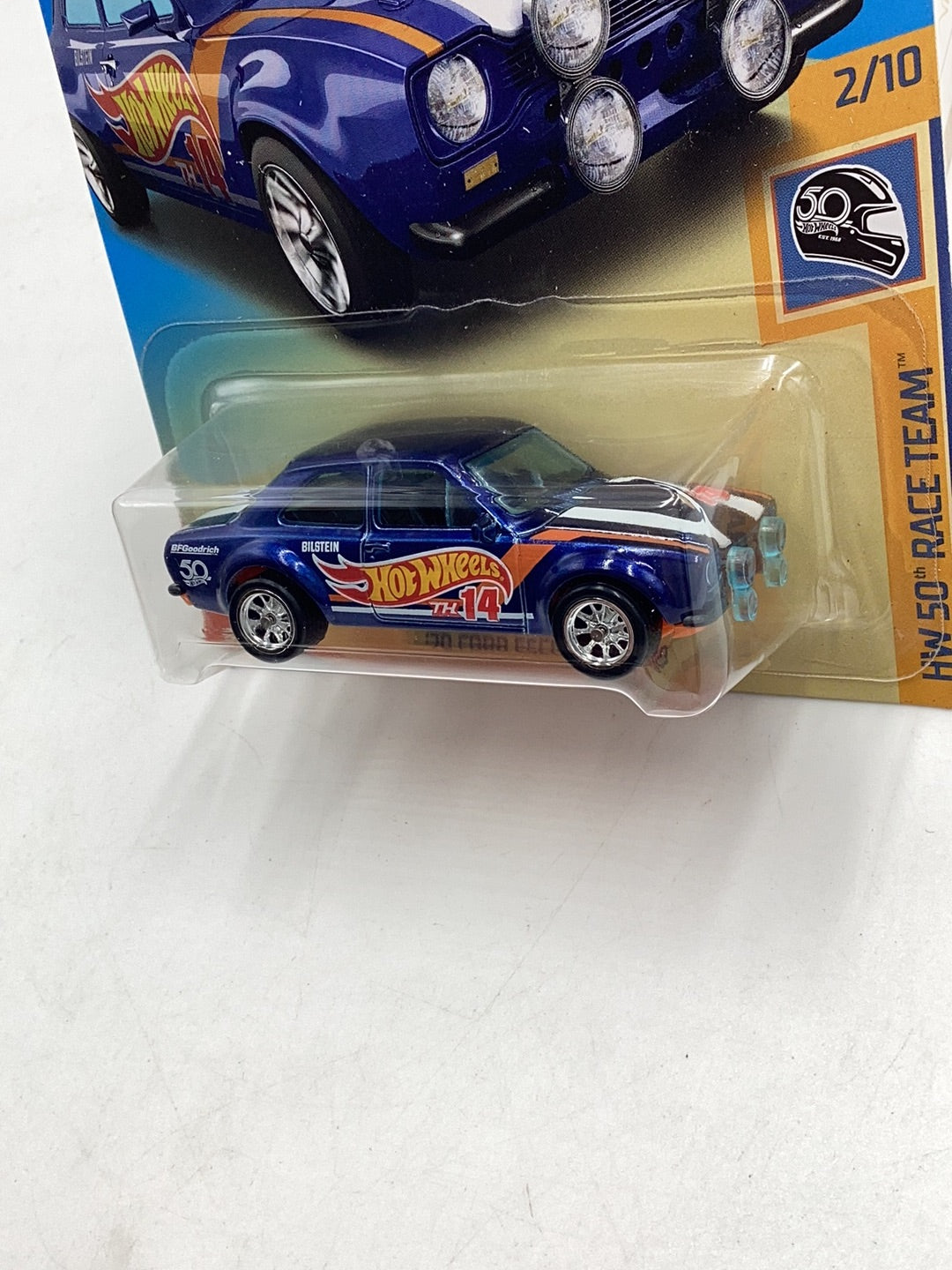 2018 hot wheels super treasure hunt 70 Ford escort RS1600 W/Protector