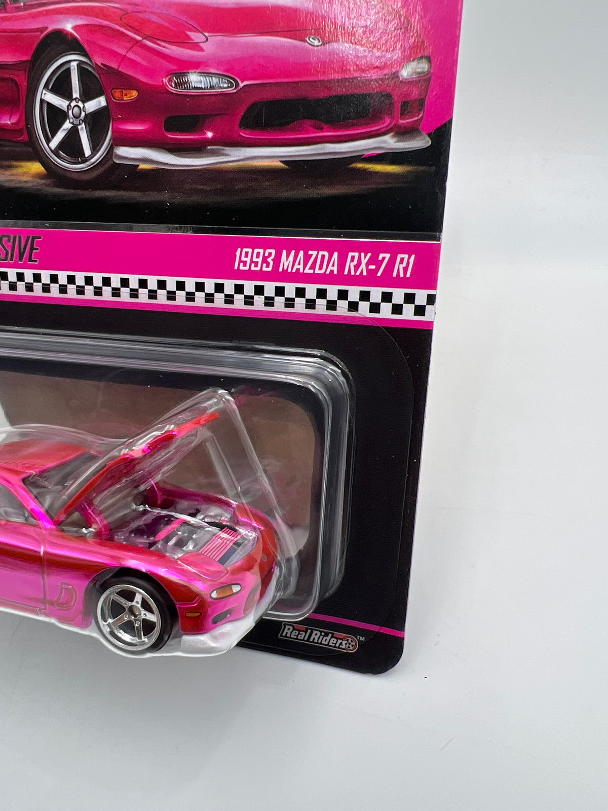 2026 Hot Wheels RLC Club Exclusive 1993 Mazda RX-7 R1 Pink W/Protector