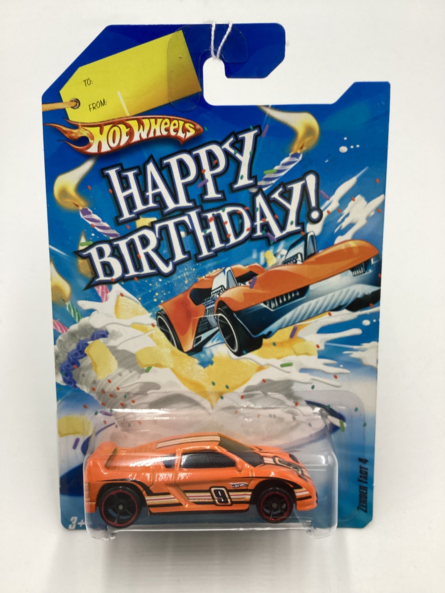 Hot Wheels Happy Birthday Zender Fact 4 Orange SR