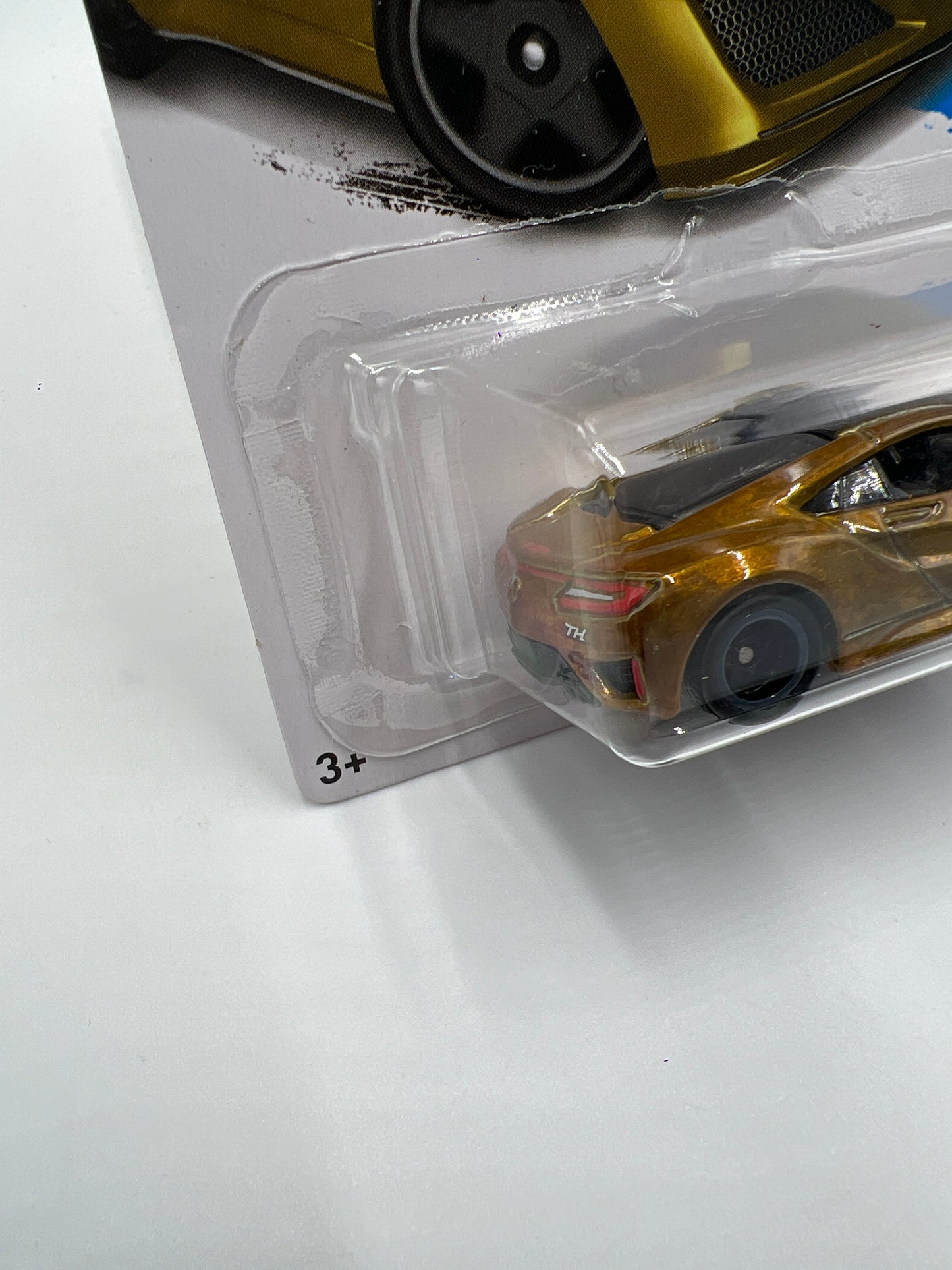 2017 Hot Wheels Super Treasure Hunt 17 Acura NSX Gold W/Protector