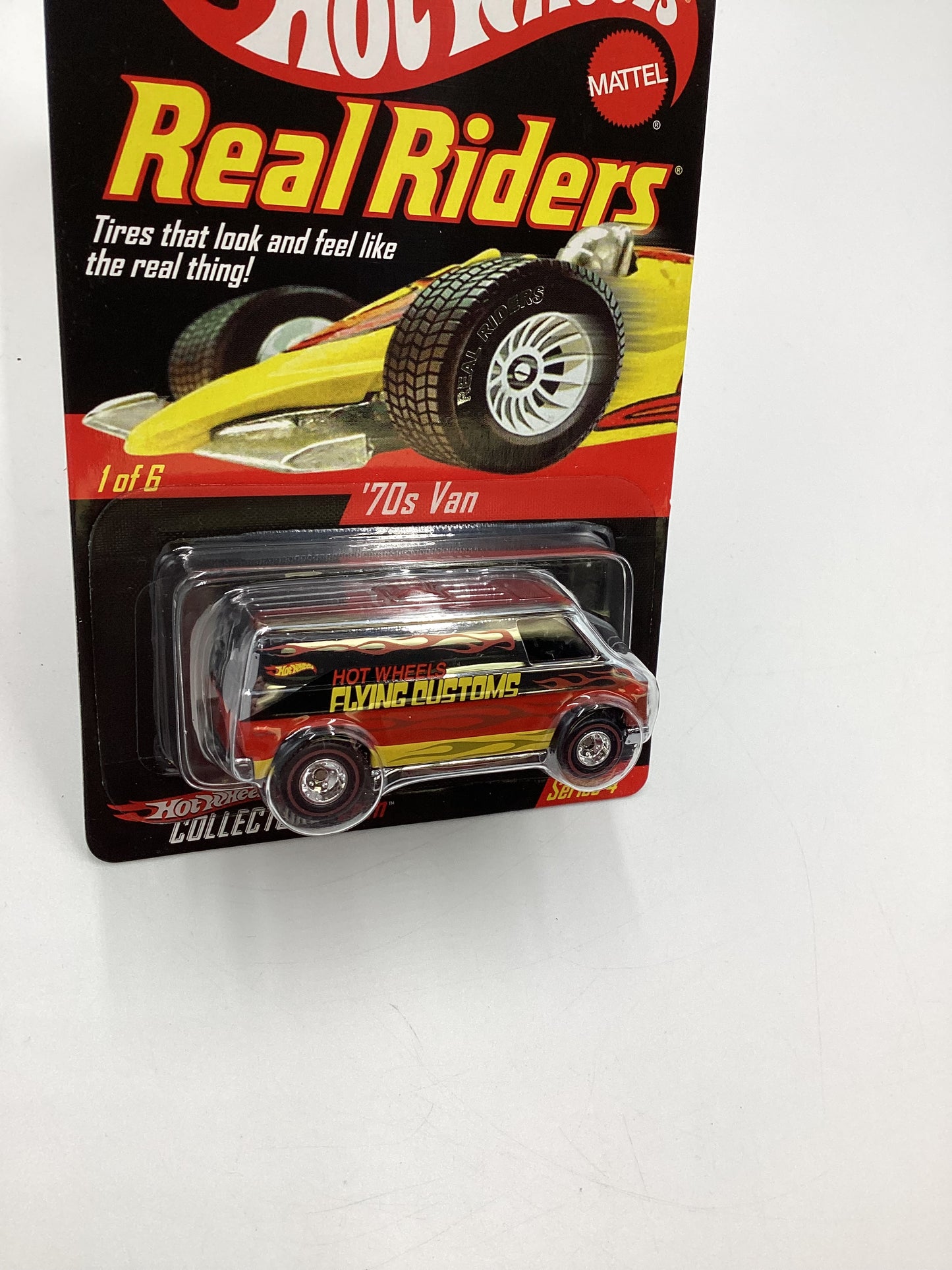 Hot Wheels Real Riders RLC Low #140/11000 Series 4 1/6 70s Van W/Protector