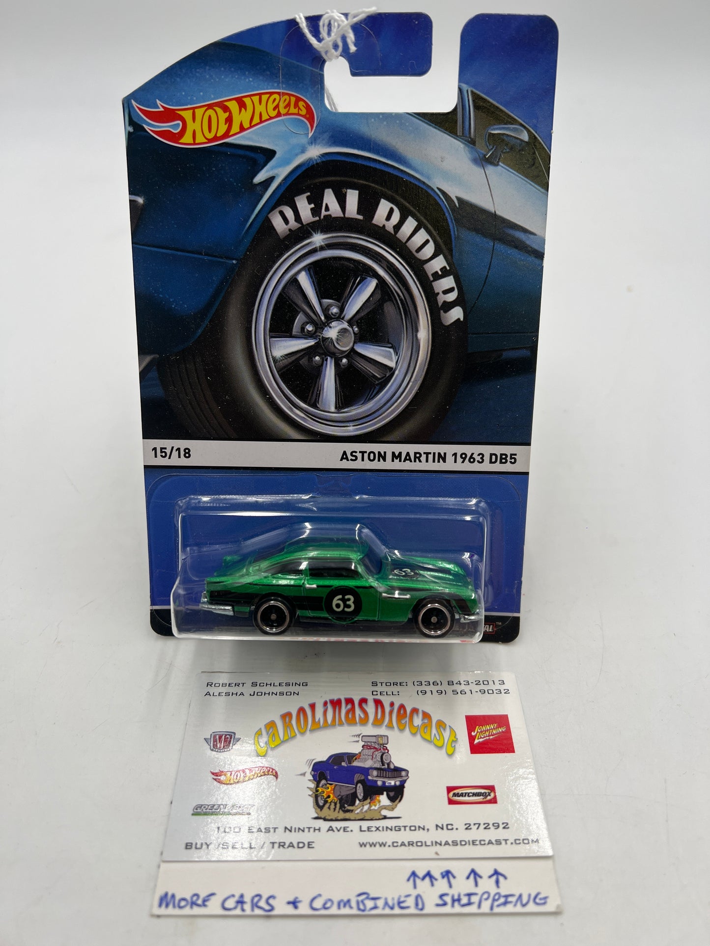 Hot Wheels Real Riders #15 Aston Martin 1963 DB5 255R