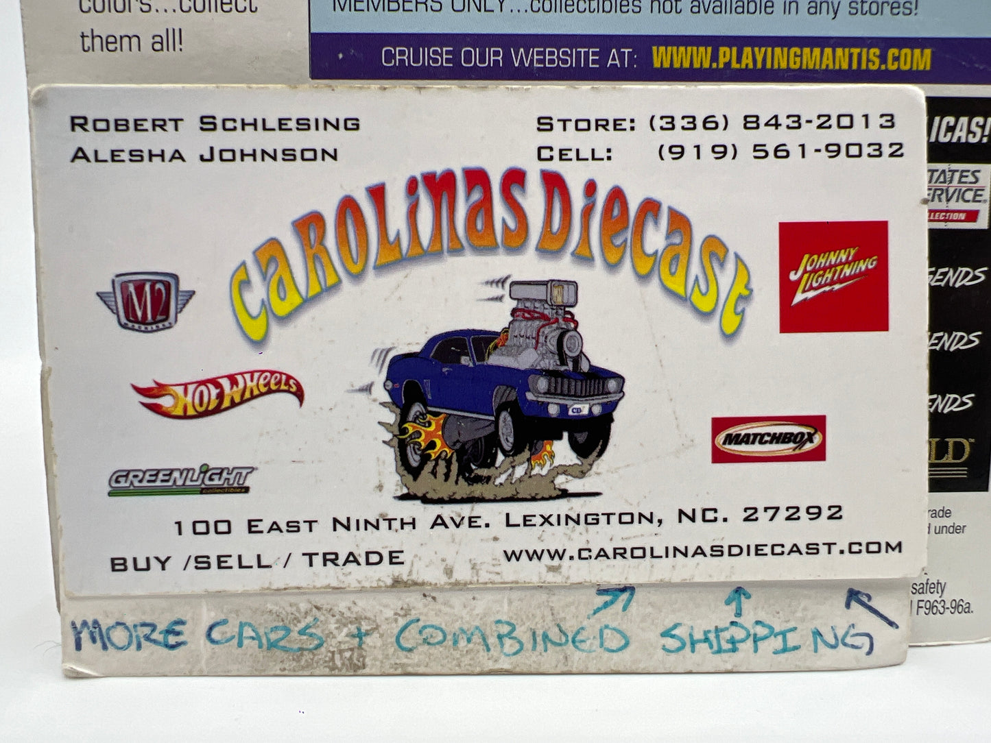 Johnny Lightning Small Card 1997 Dodge Ram VTS Blue SR