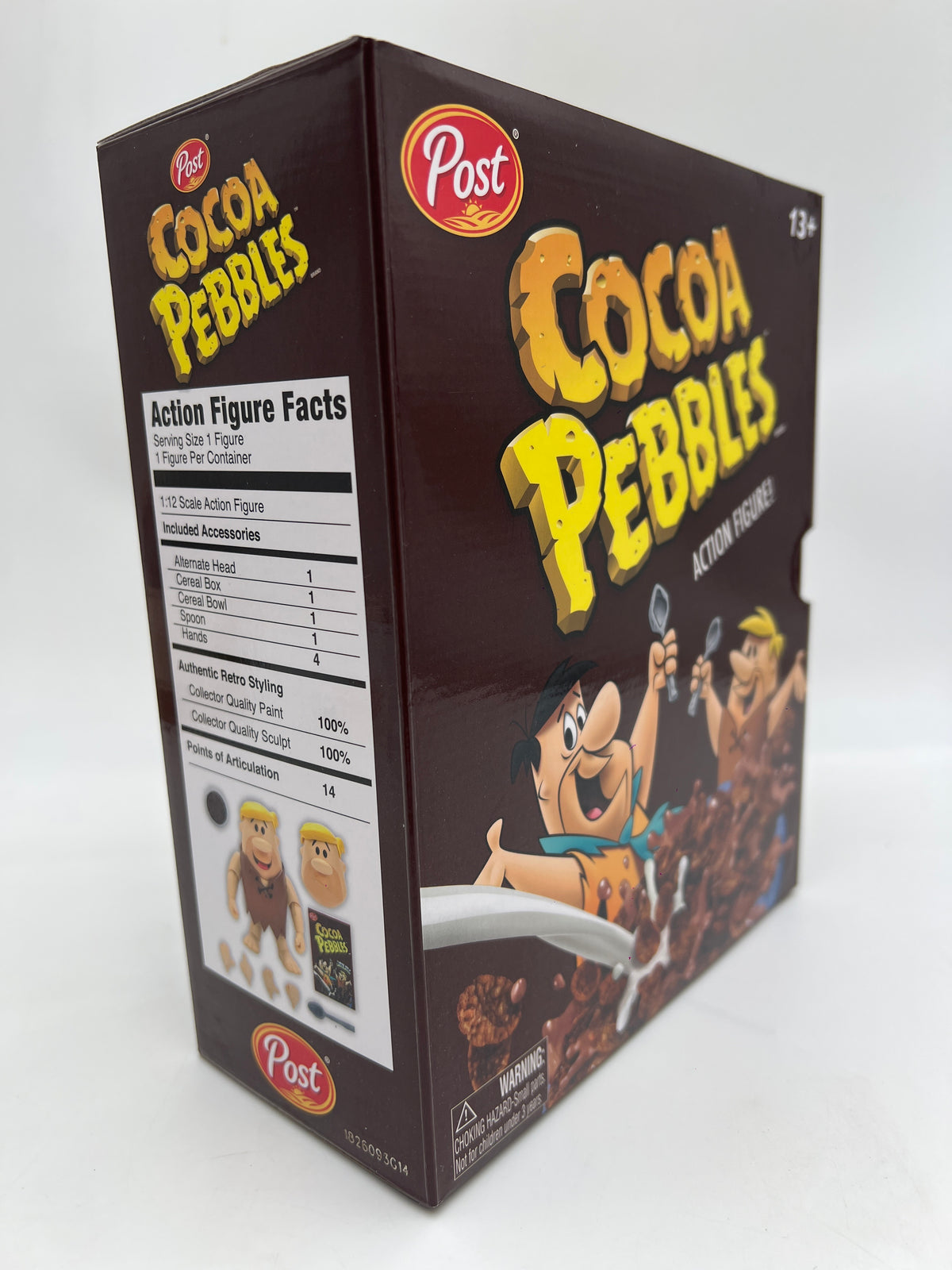 2026 Jada 1:12 Scale Action Figure Post Cocoa Pebbles Barney Rubble