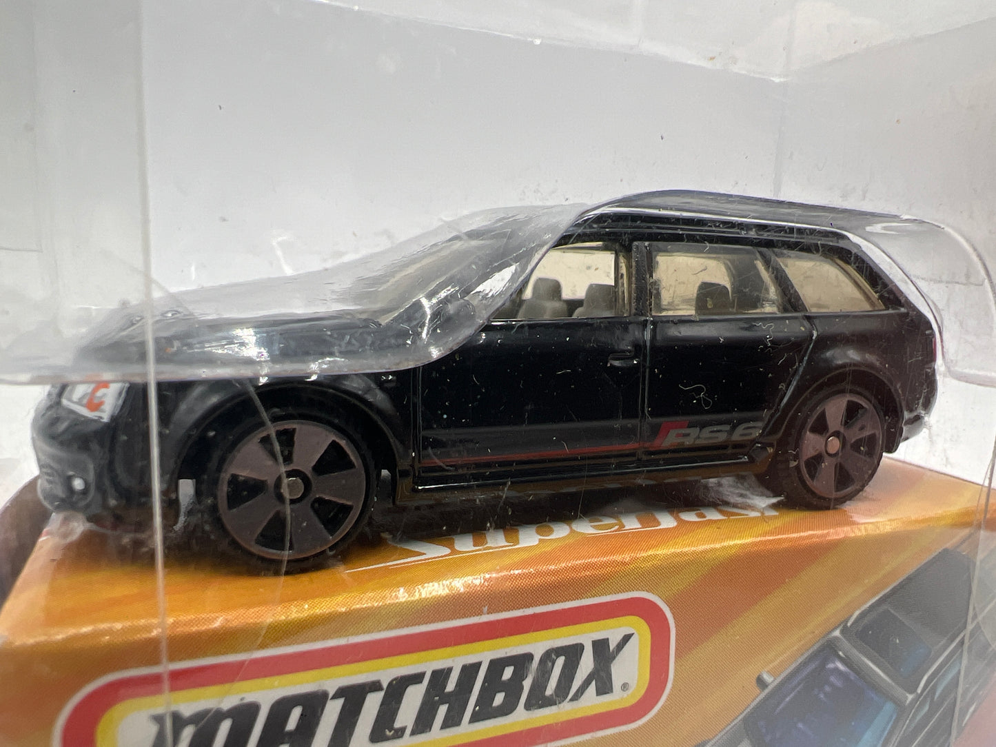 Matchbox Superfast #10 Audi RS6 Avant Black W/Chrome Wheels