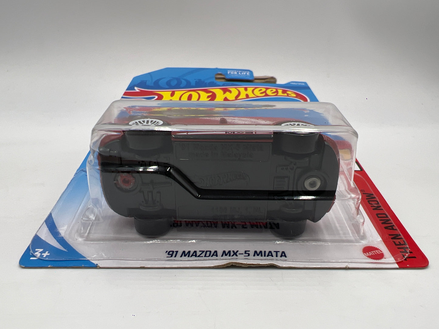 2021 Hot Wheels Treasure Hunt Then And Now #190 91 Mazda MX-5 Miata Red Bad J-Hook 277C