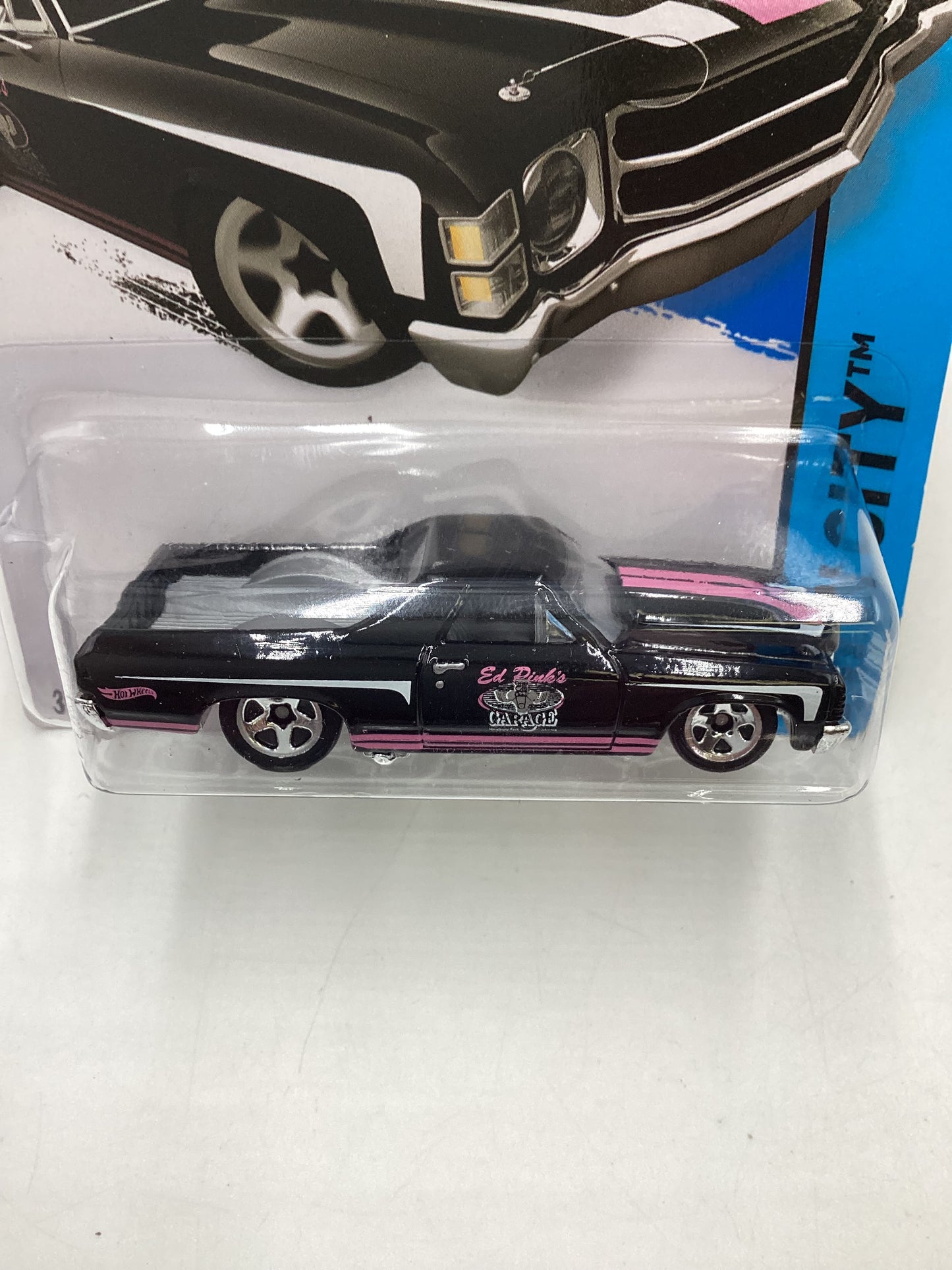 2015 Hot wheels HW City #18 71 El Camino Black 14G