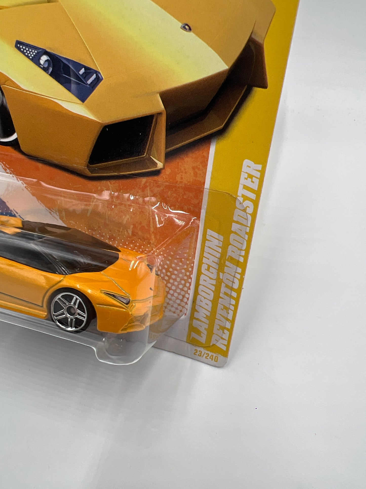 2010 Hot Wheels New Models #23 Lamborghini Reventon Roadster Yellow 102C