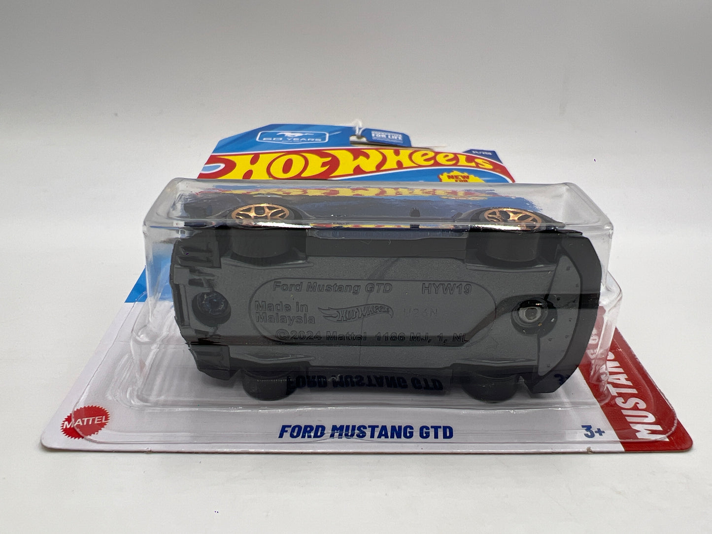 2025 Hot Wheels P Case Mustang 60th #34 Ford Mustang GTD Dark Blue 18C