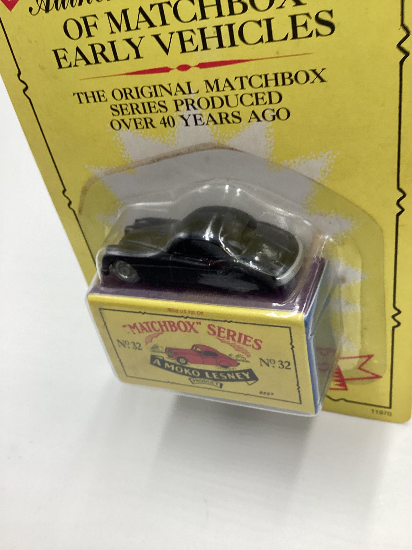 1992 Matchbox Originals No. 32 Jaguar XK 140 Black (SR)