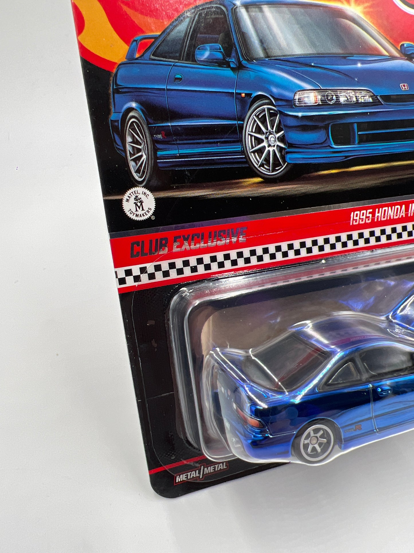 2025 Hot Wheels RLC Club Exclusive 1995 Honda Integra Type R Blue W/Patch & Pin and Protector