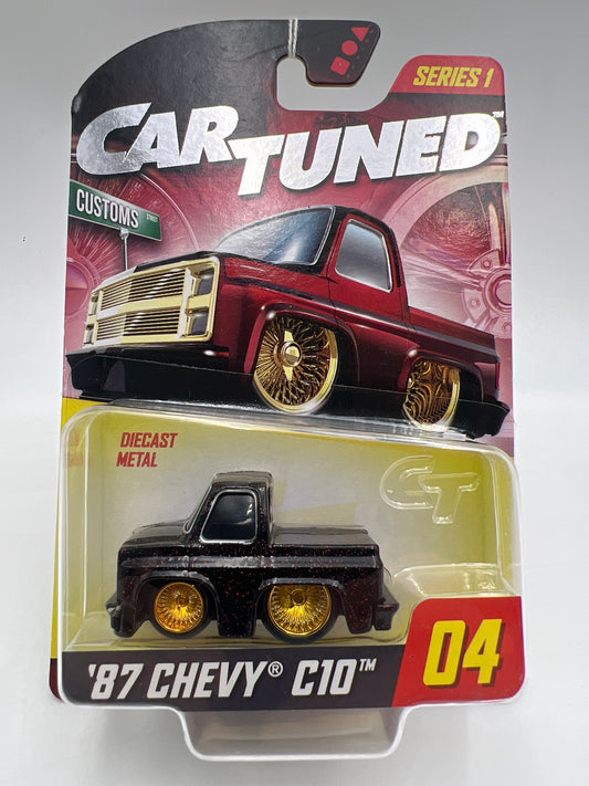 MGA Car Tuned Series 1 #4 87 Chevy C10 Red/Black