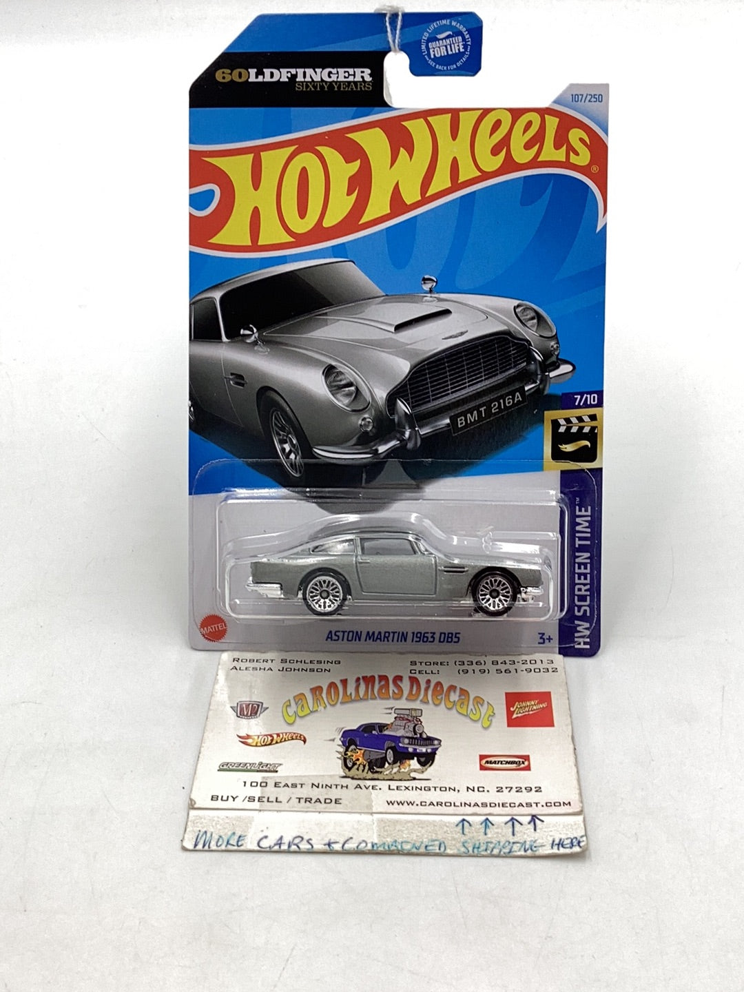 Hot Wheels 2024 E Case #107 Aston Martin 1963 DBS 105i