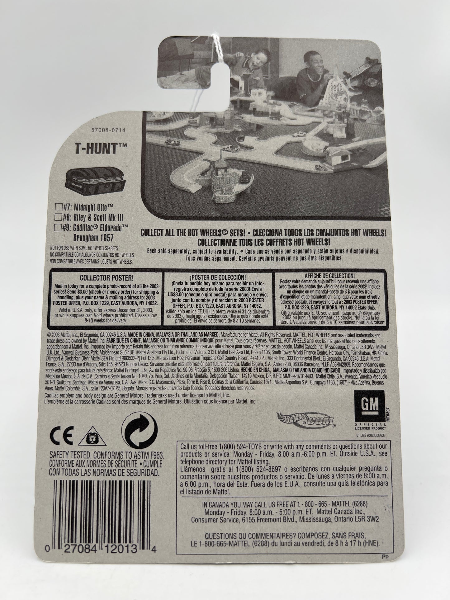 2003 Hot Wheels T-Hunt #9 Cadillac Eldorado Brougham 1957